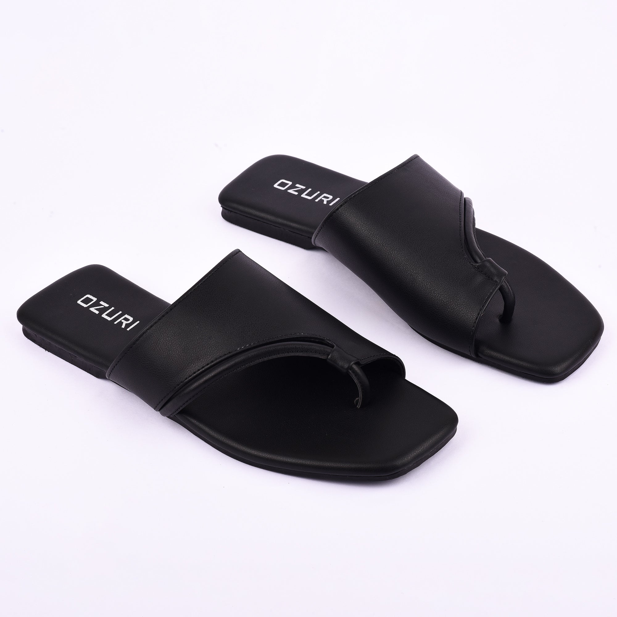 Chic Toe Loop Slip-On Flat Sandal for Women
