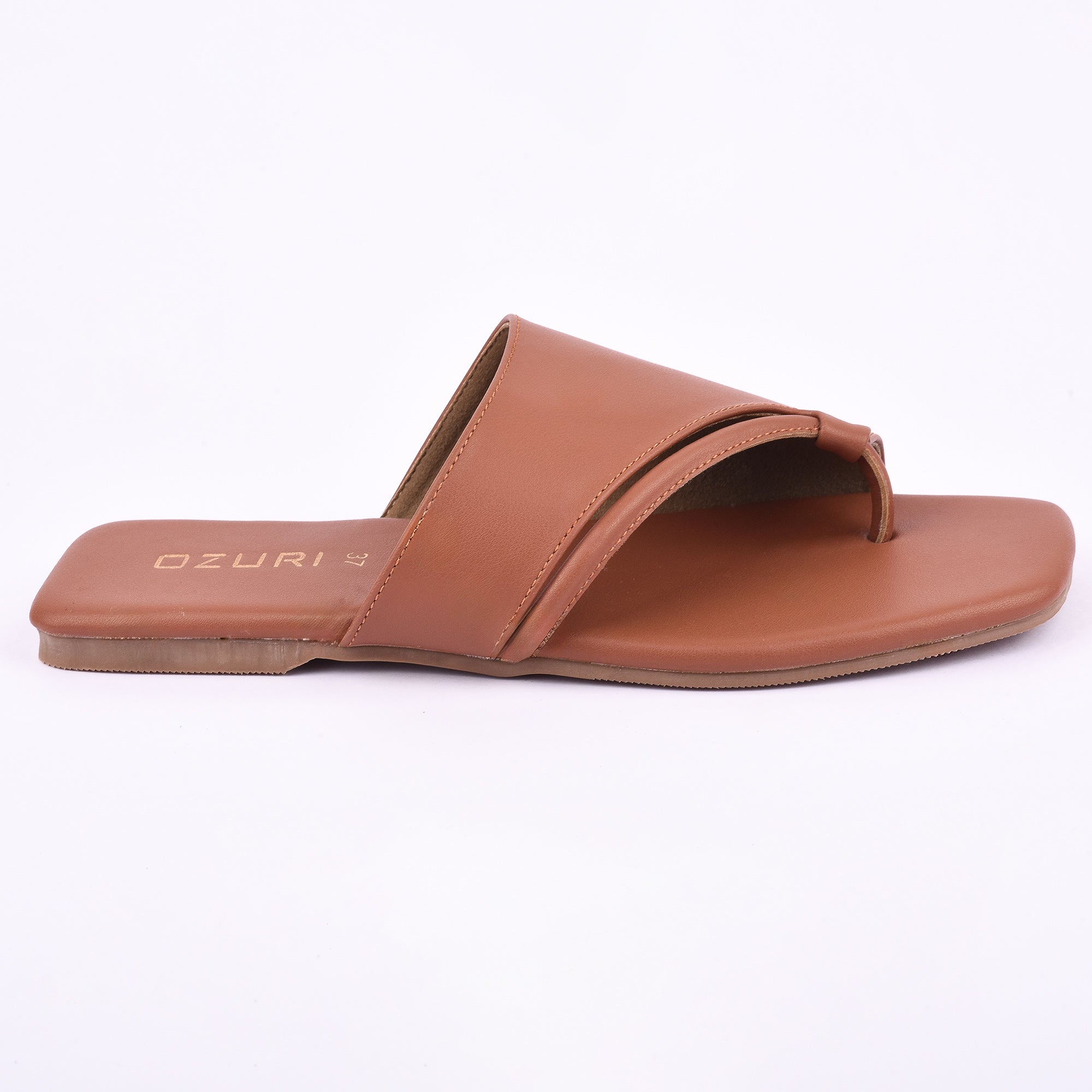 Chic Toe Loop Slip-On Flat Sandal for Women