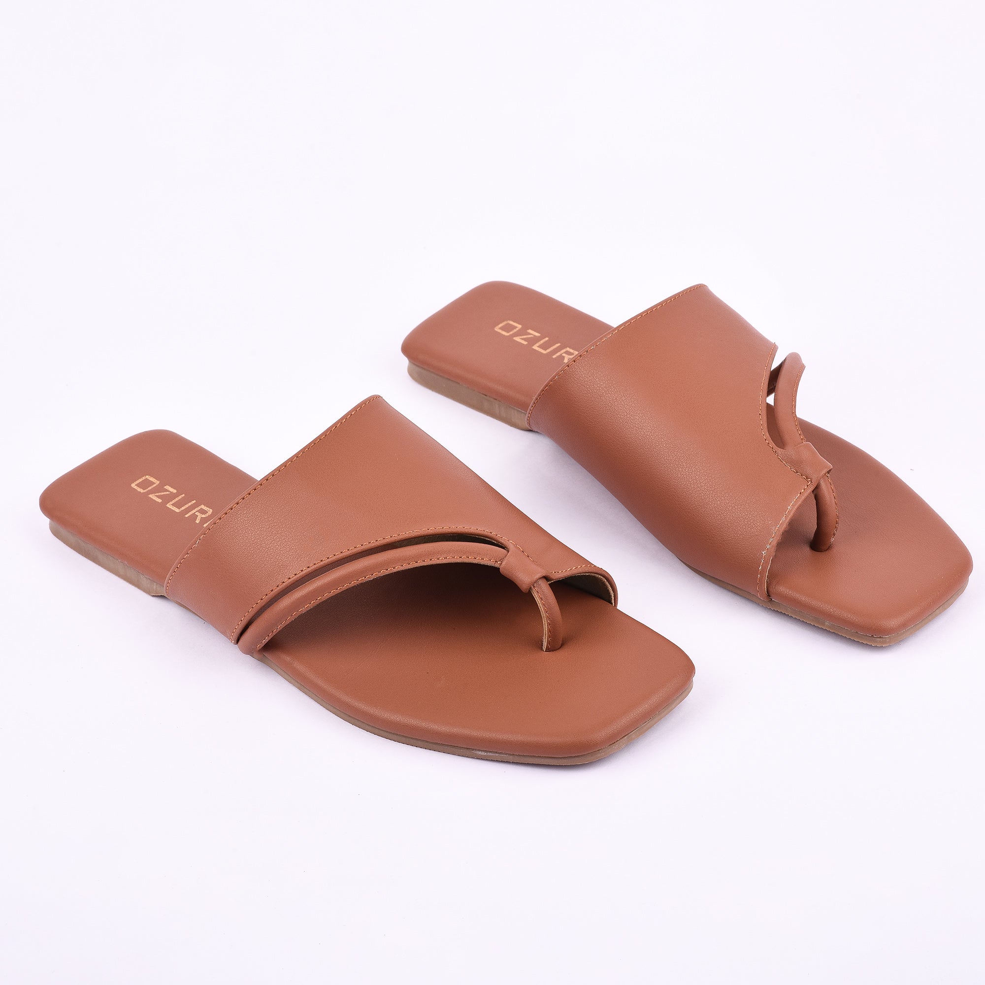 Chic Toe Loop Slip-On Flat Sandal for Women