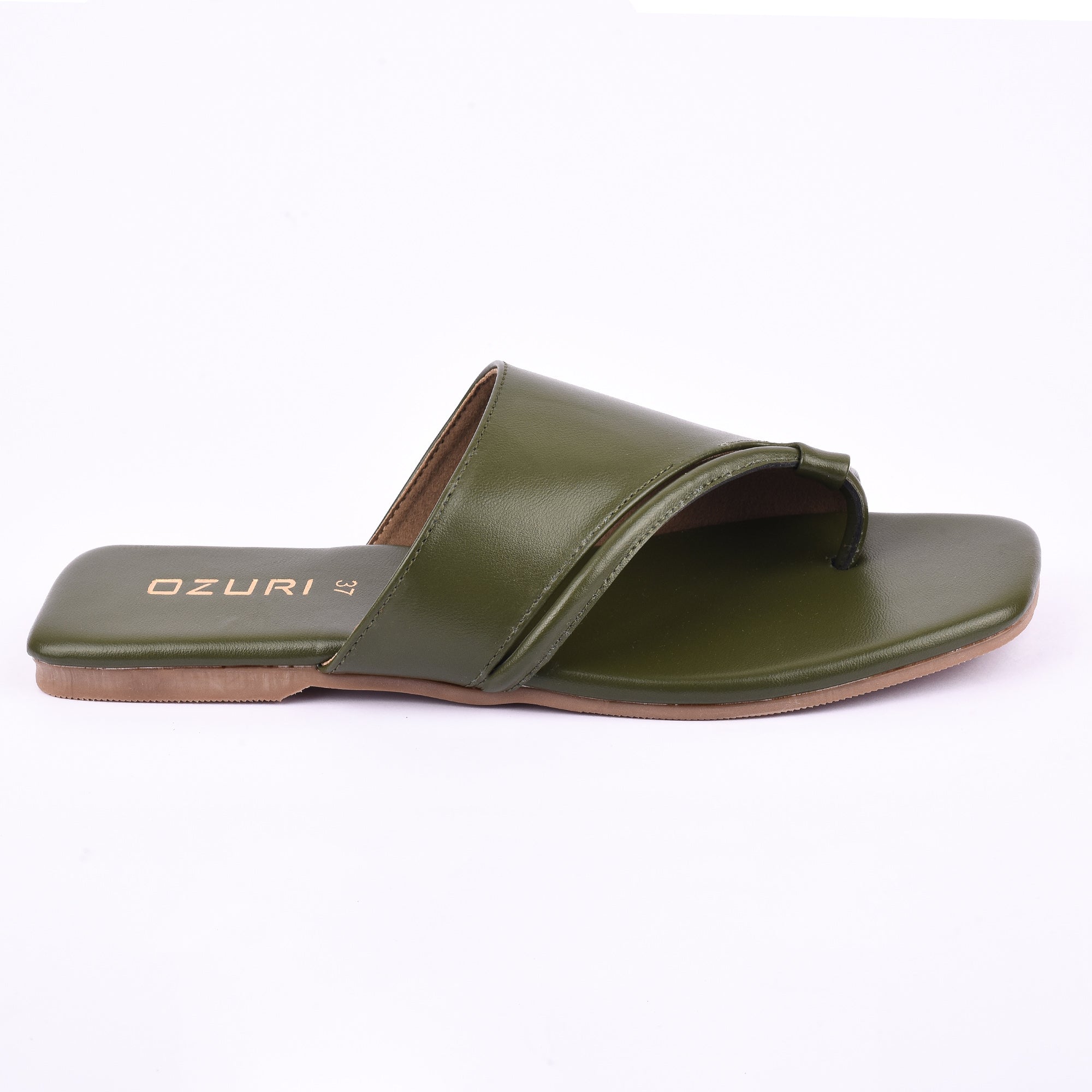 Chic Toe Loop Slip-On Flat Sandal for Women