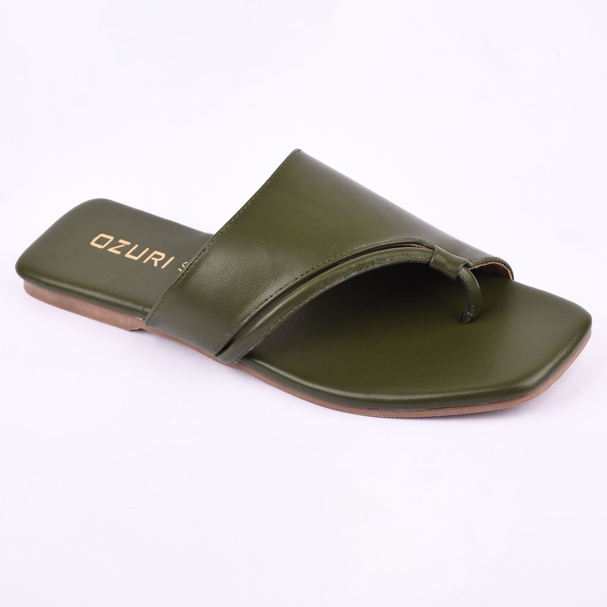 Chic Toe Loop Slip-On Flat Sandal for Women