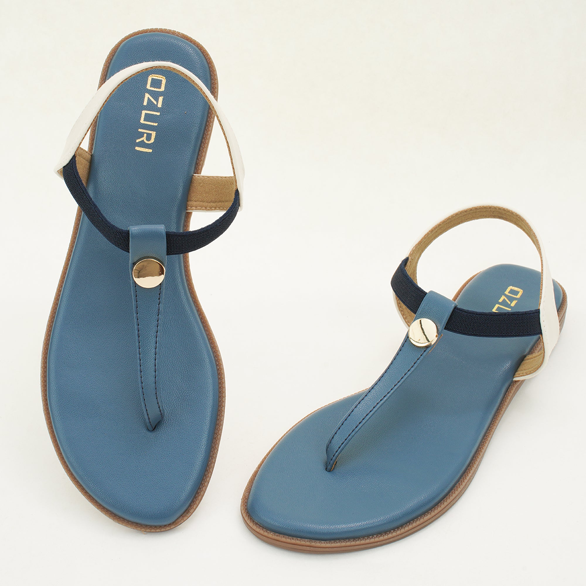 Chic Casual T-Strap Flat Sandals