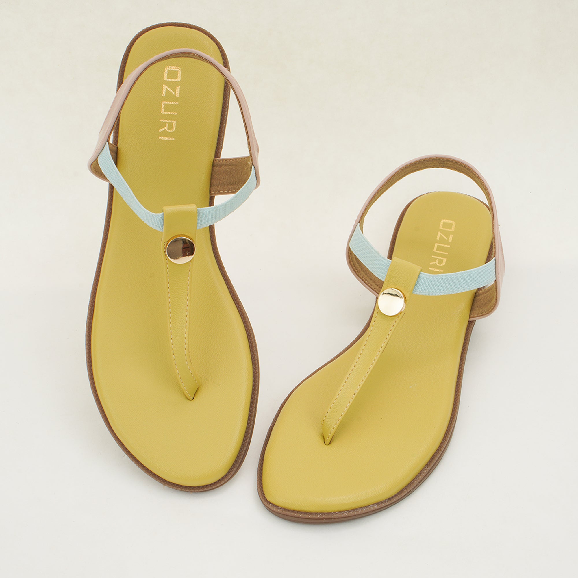 Chic Casual T-Strap Flat Sandals