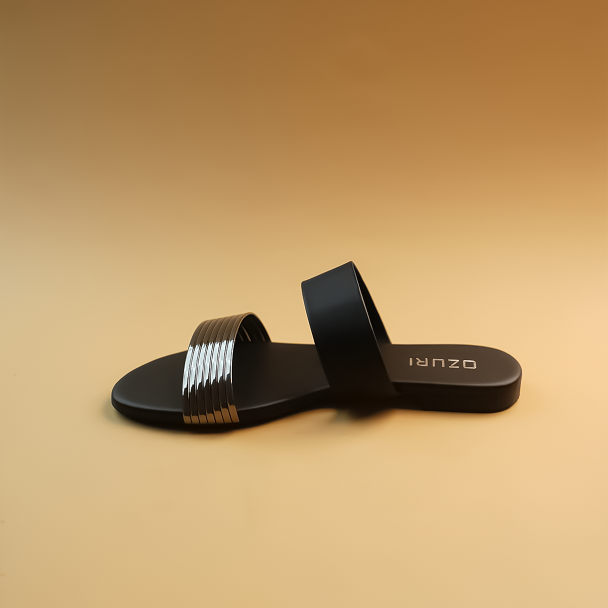 Adela Metallic Flats