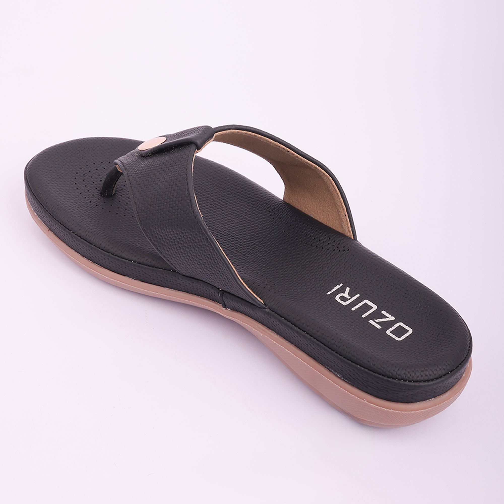 Stylish Textured Slip-On Ethnic Sandals