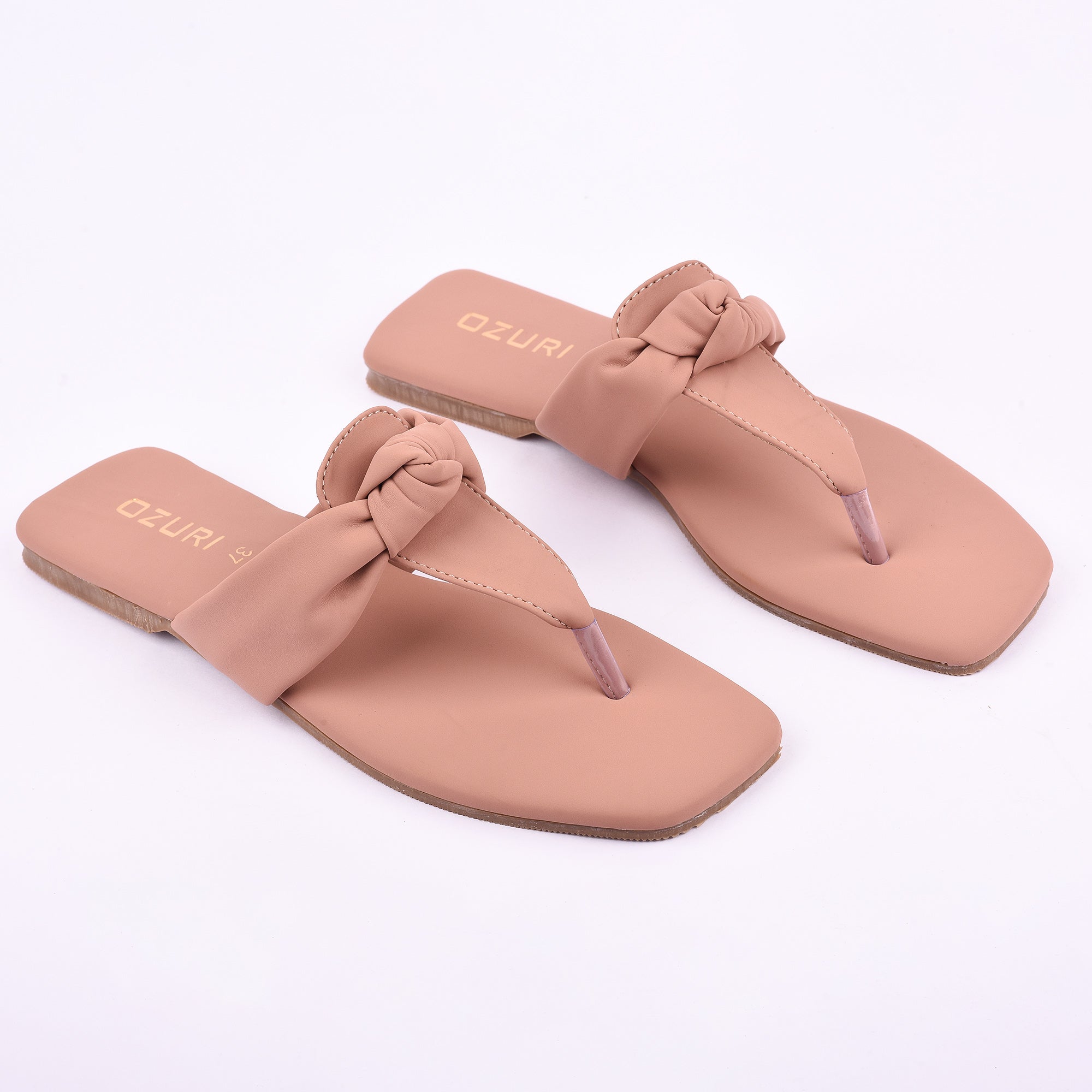 Trendy Knotted Strap Flat Sandal for Women