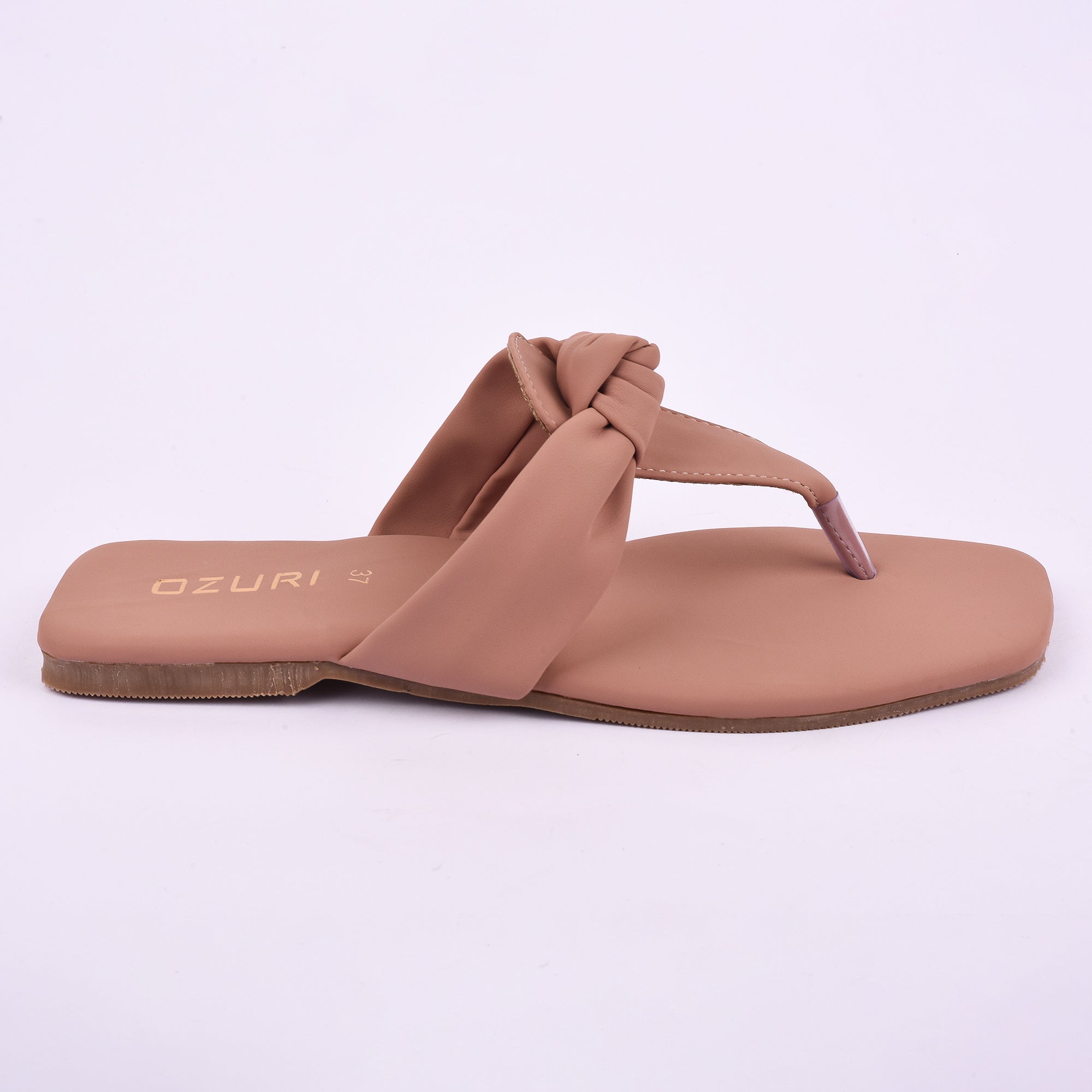 Trendy Knotted Strap Flat Sandal for Women