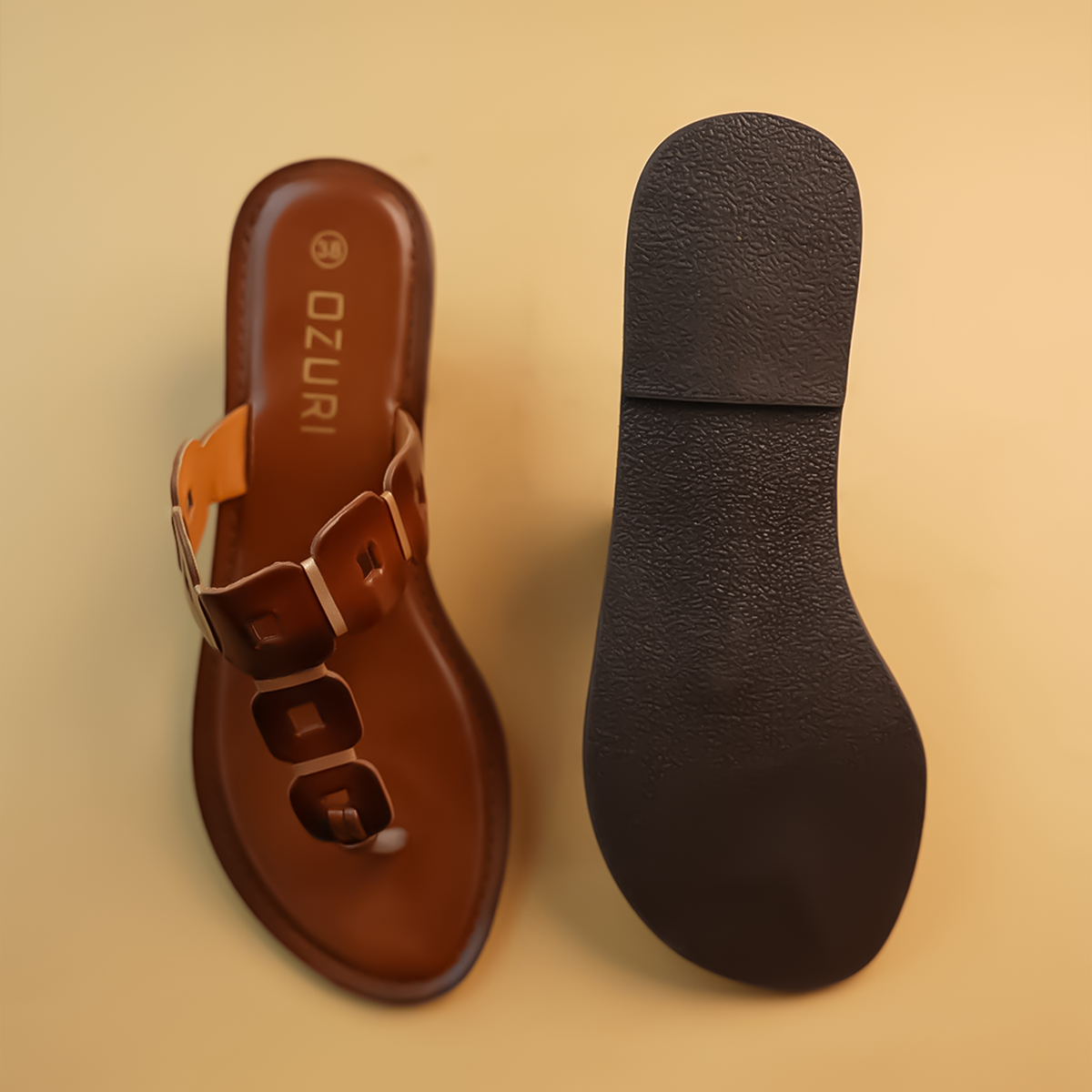 Fabiola Leather Flats