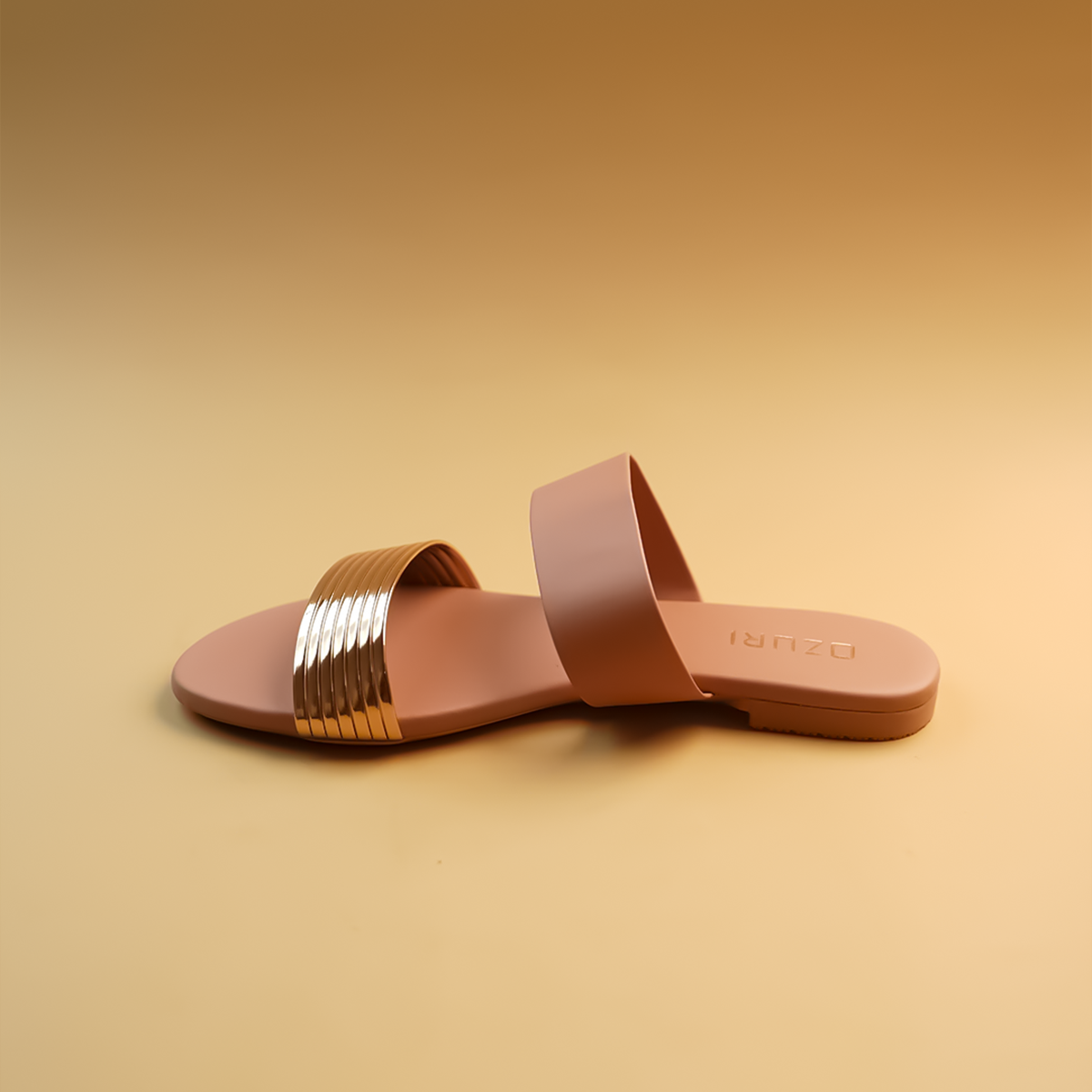 Adela Metallic Flats