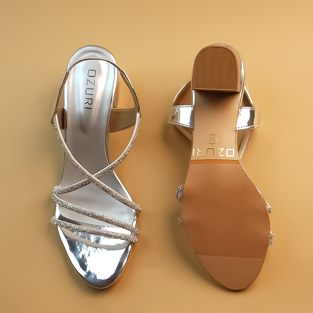 Azul Strappy Heels