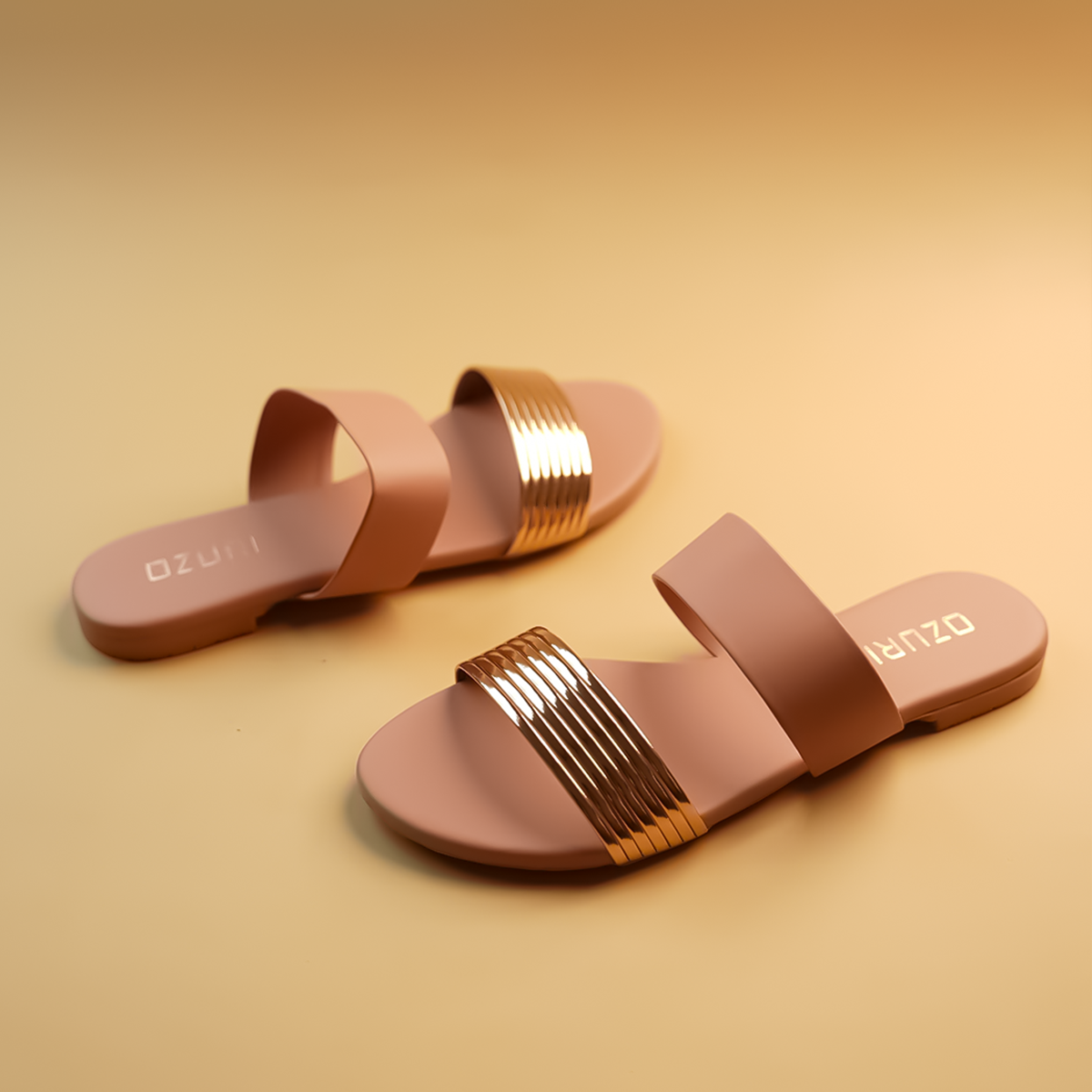 Adela Metallic Flats