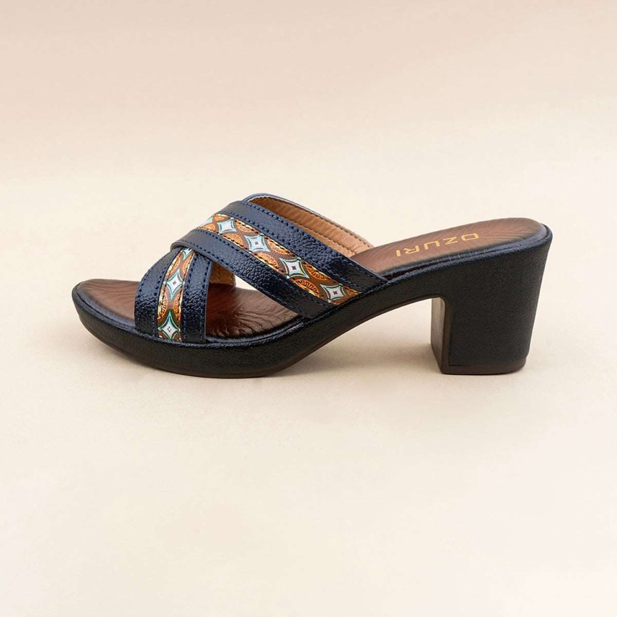 Elanor Leather Block Heels