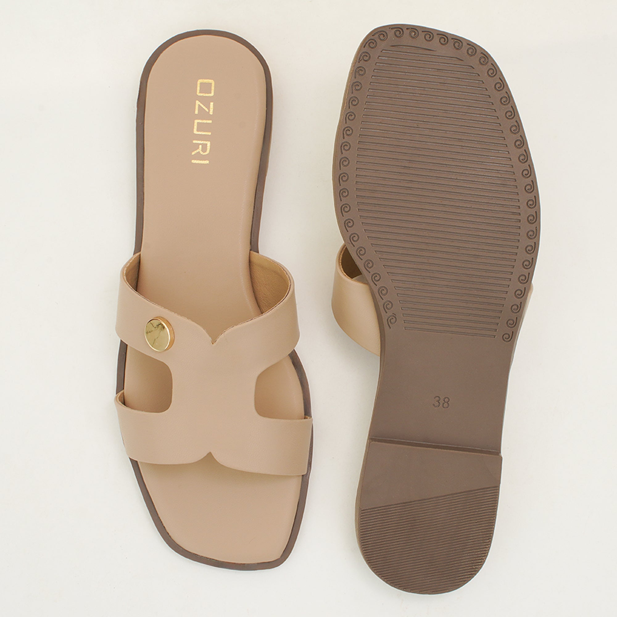 Stylish Slip-On Flat Sandals