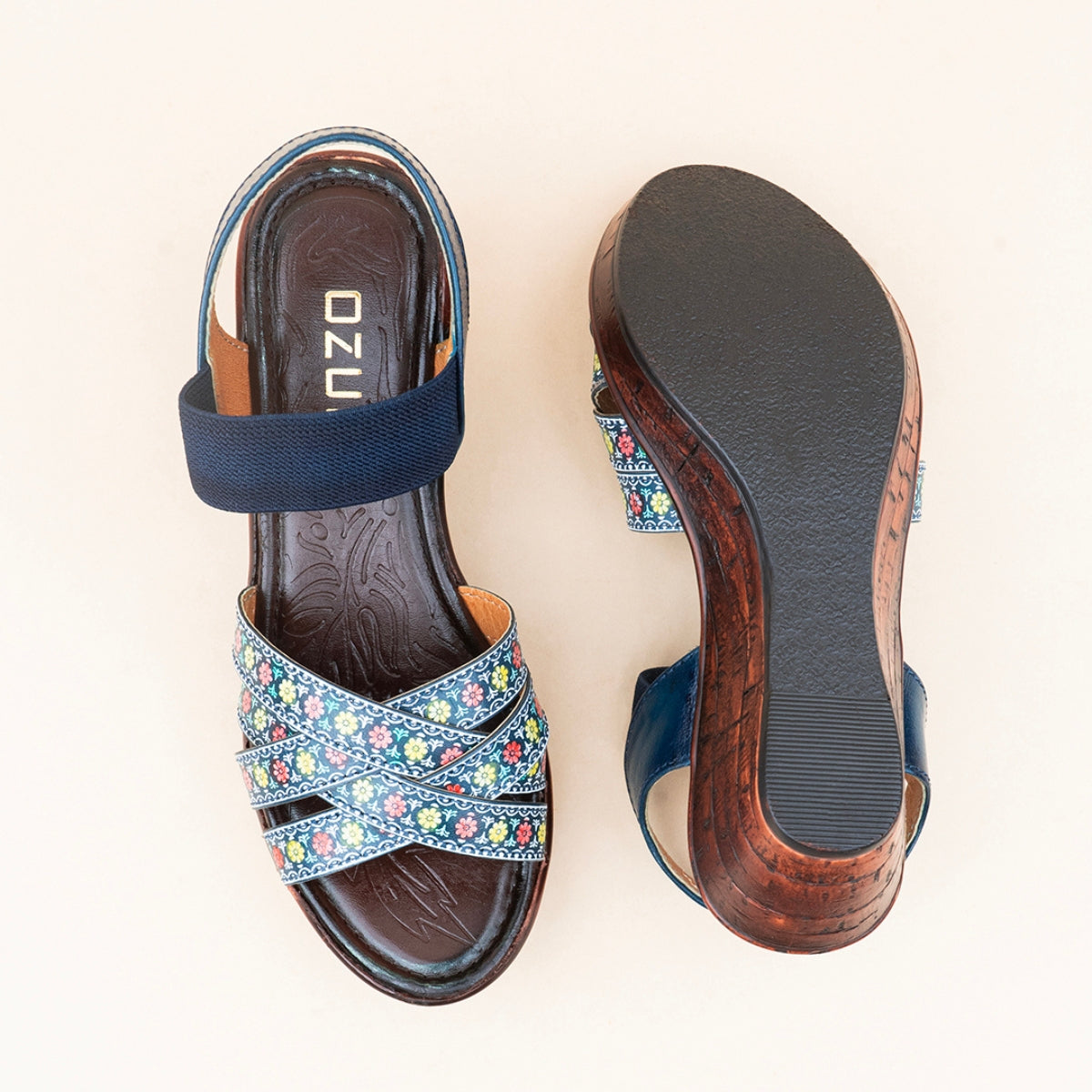 Willow Leather Wedges