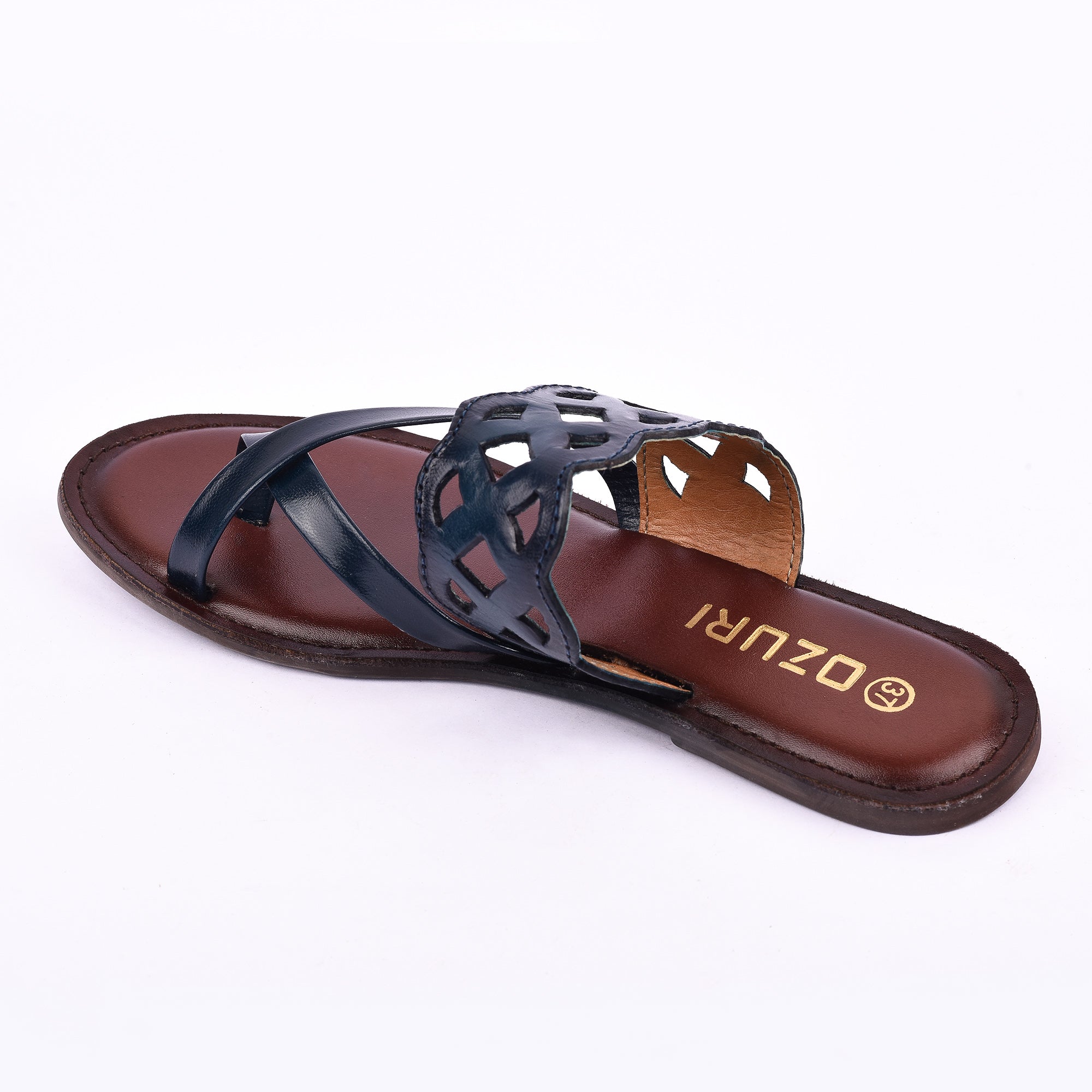 Trendy Cutwork Slip-On Flat Sandal for Women