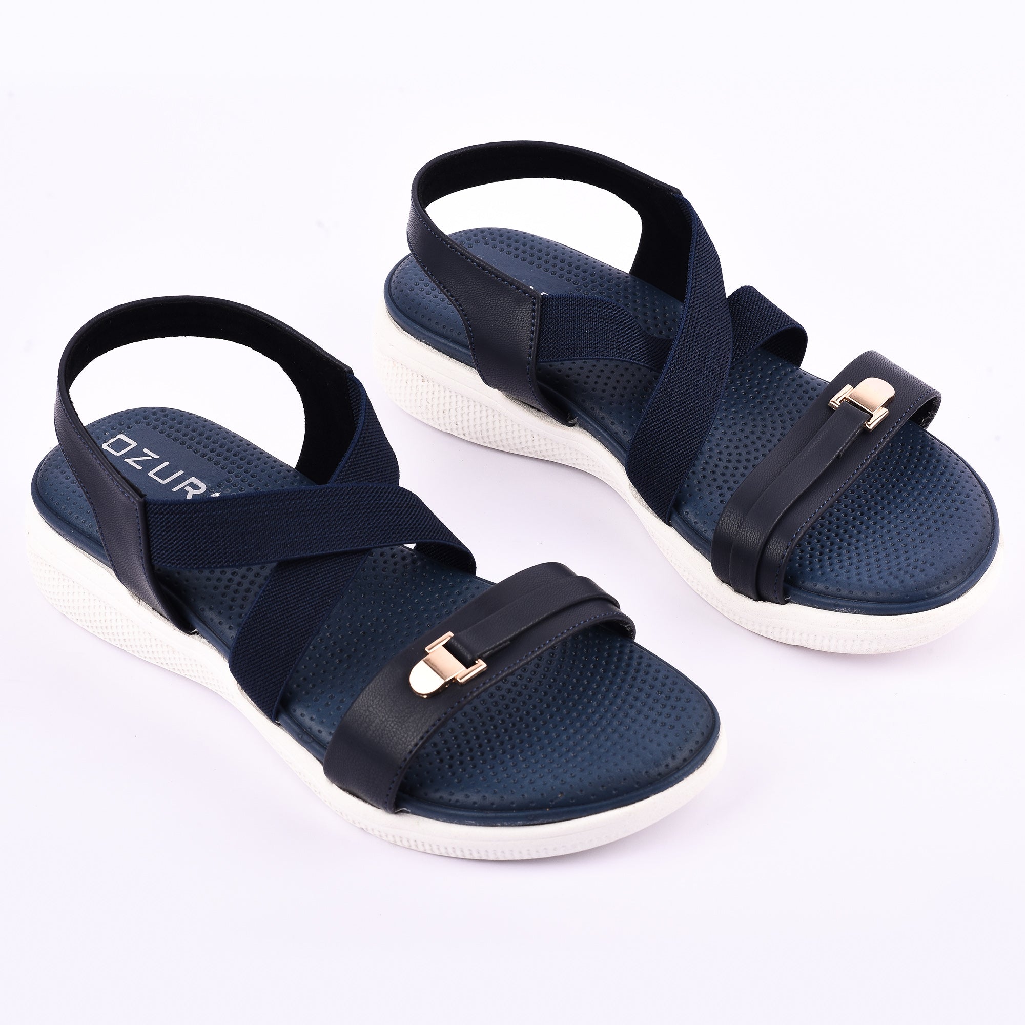 Women’s Casual Sandals with Cross Straps and Comfort Sole