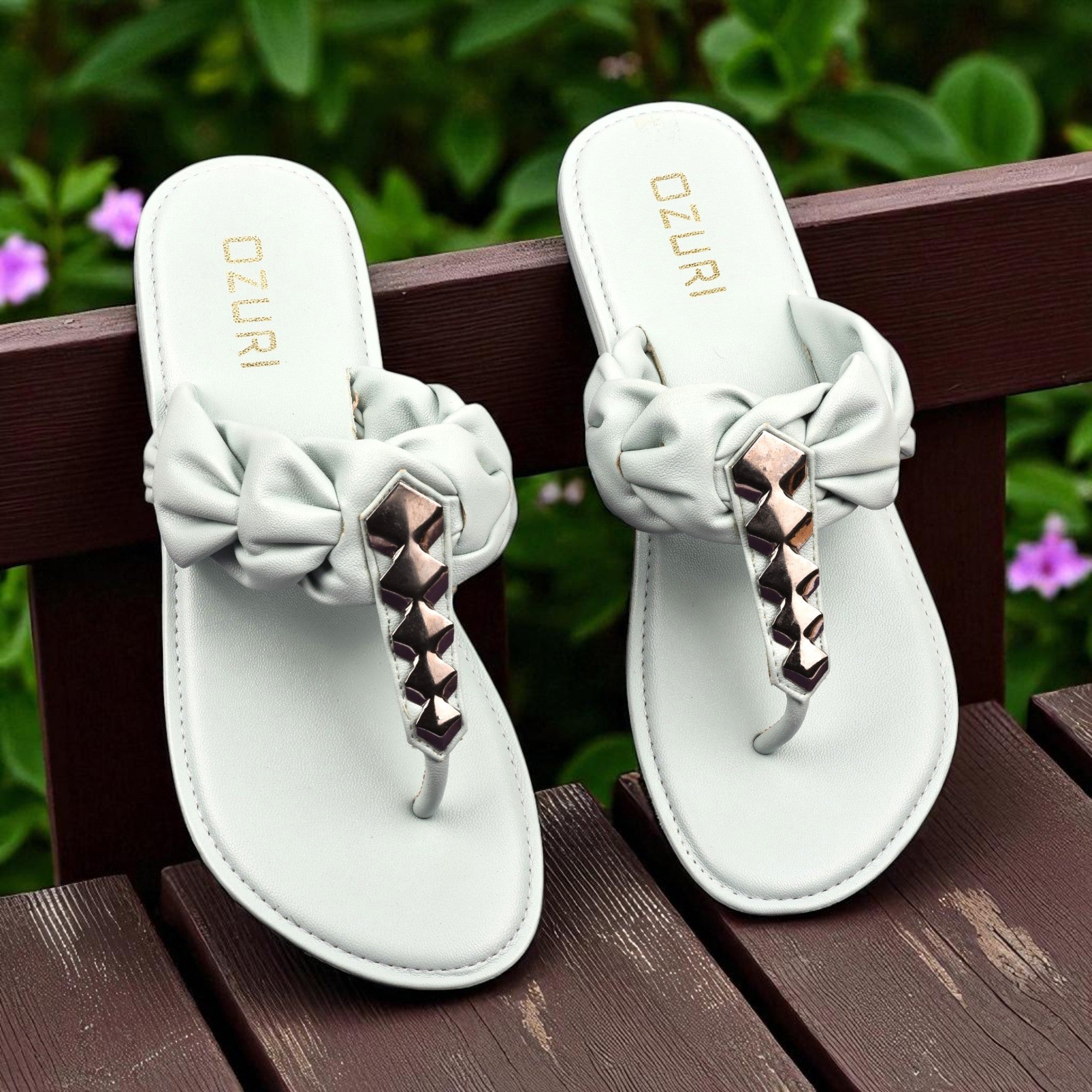 OZURI Glam Bow Sandals