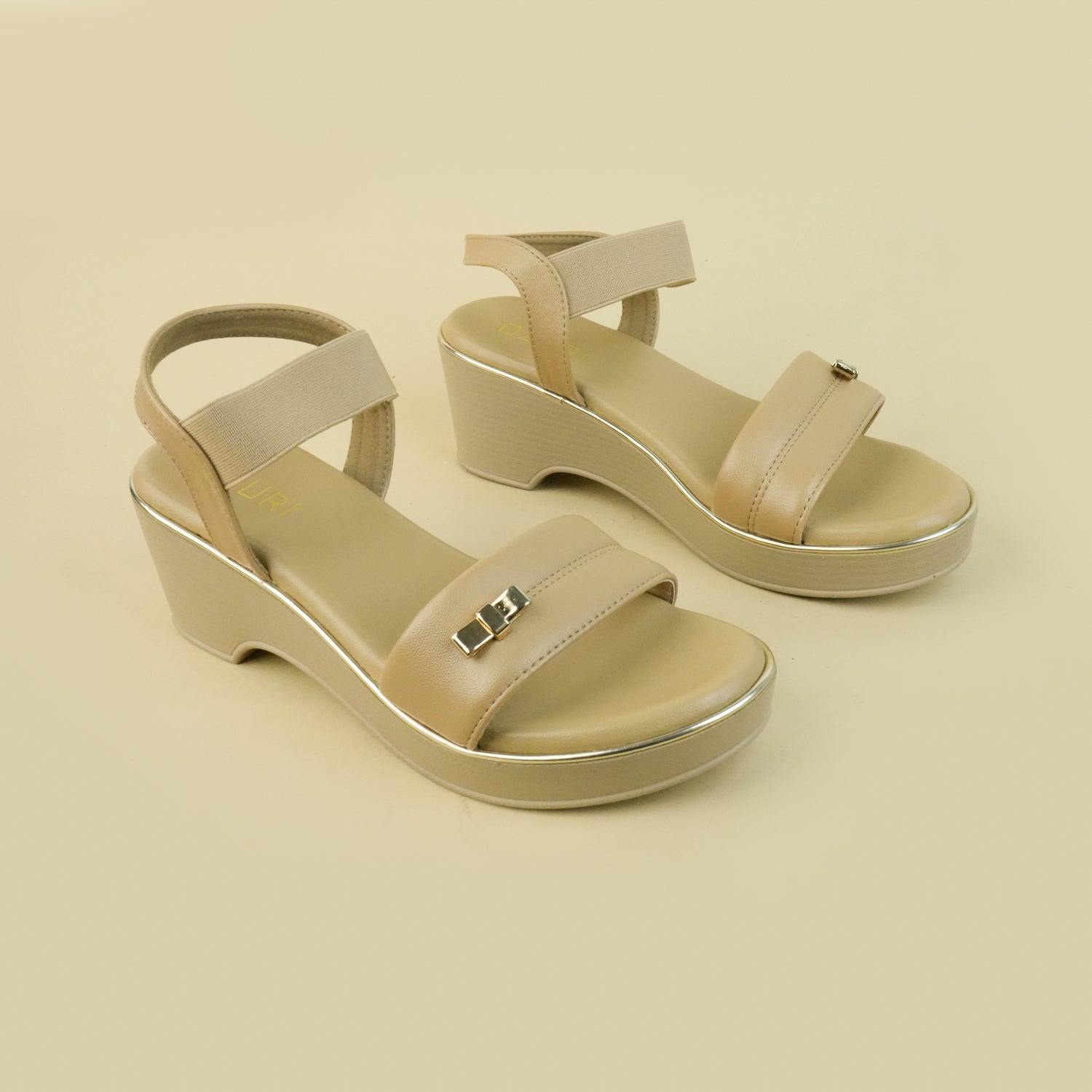 BRYNLEE Backstrap Wedge Heel Sandals