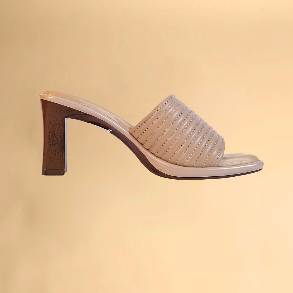 Nitara Wooden  Heels