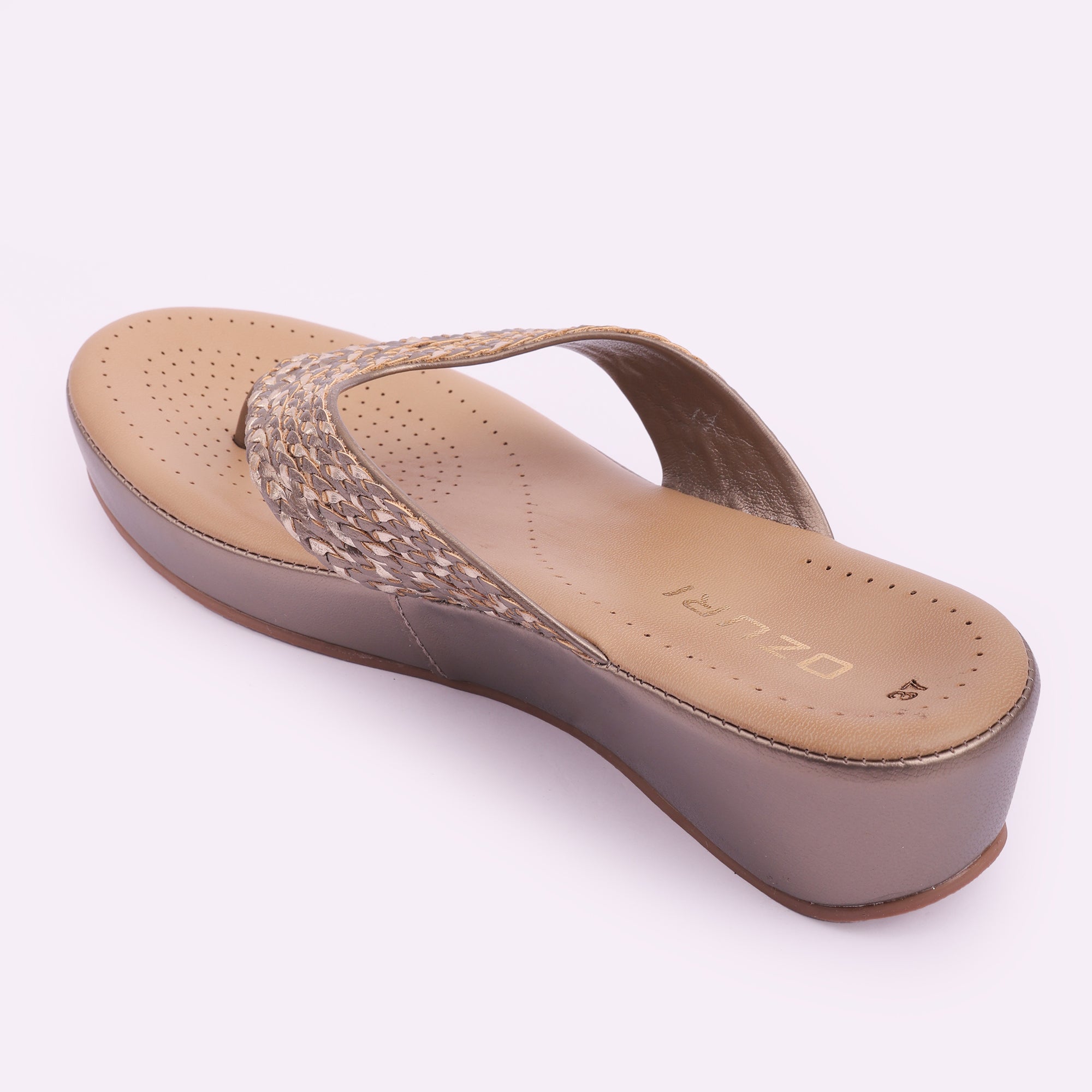 Stylish Wedge Heeled Comfort Slip-On Sandals for Women