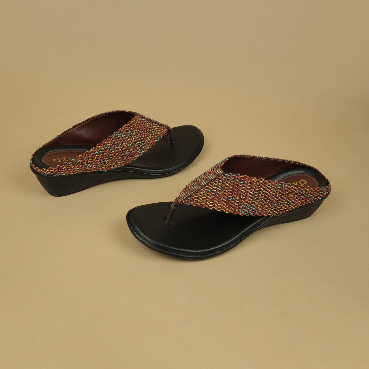 Shama Embroidered Slip Ons