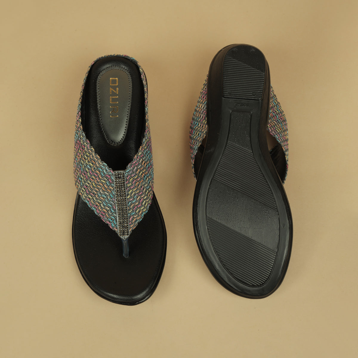 Shama Embroidered Slip Ons