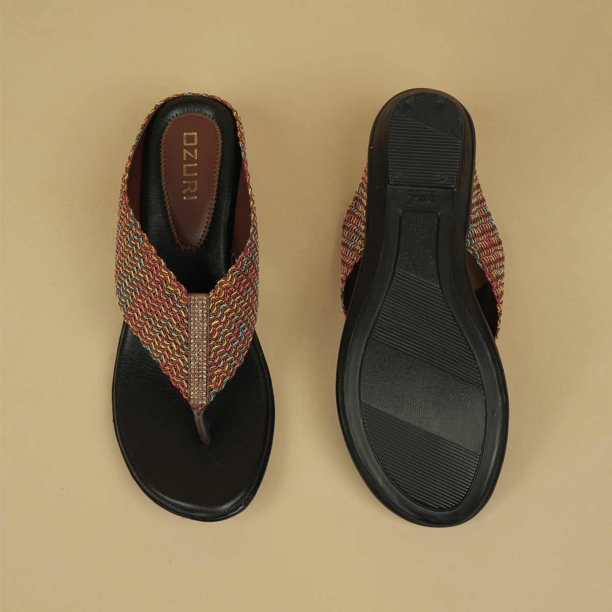 Shama Embroidered Slip Ons