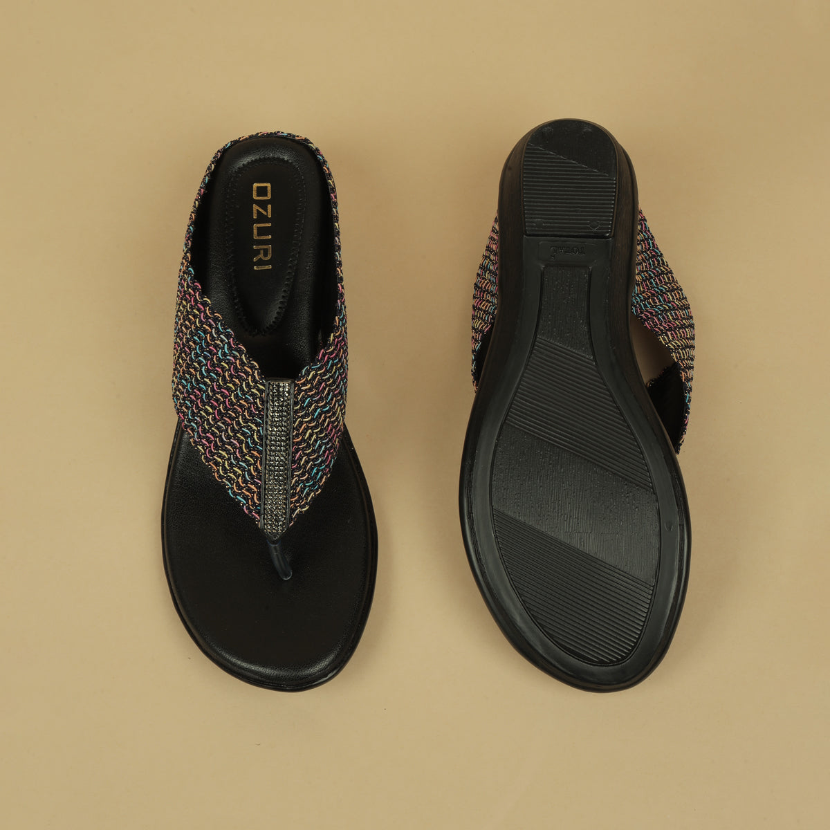 Shama Embroidered Slip Ons