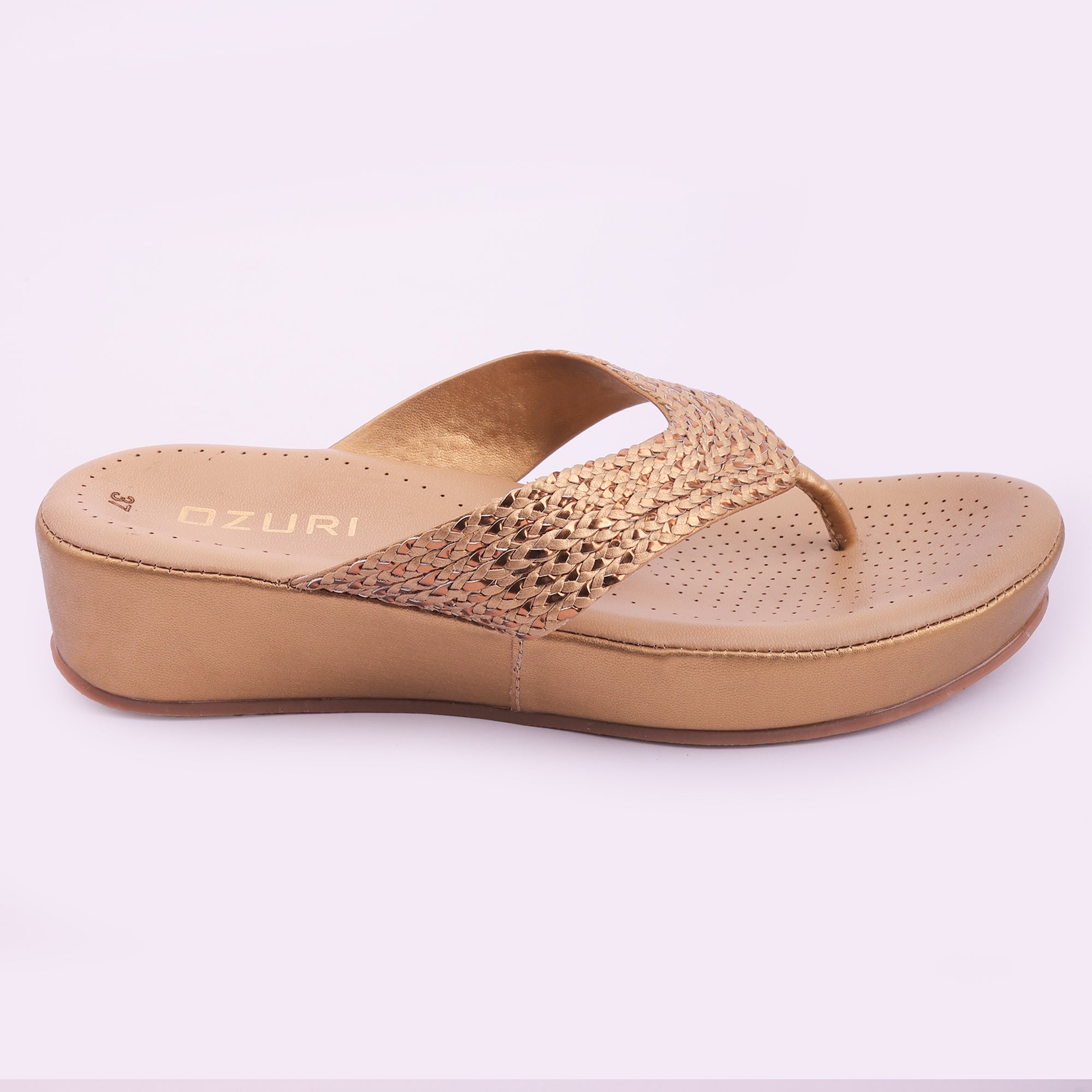 Stylish Wedge Heeled Comfort Slip-On Sandals for Women