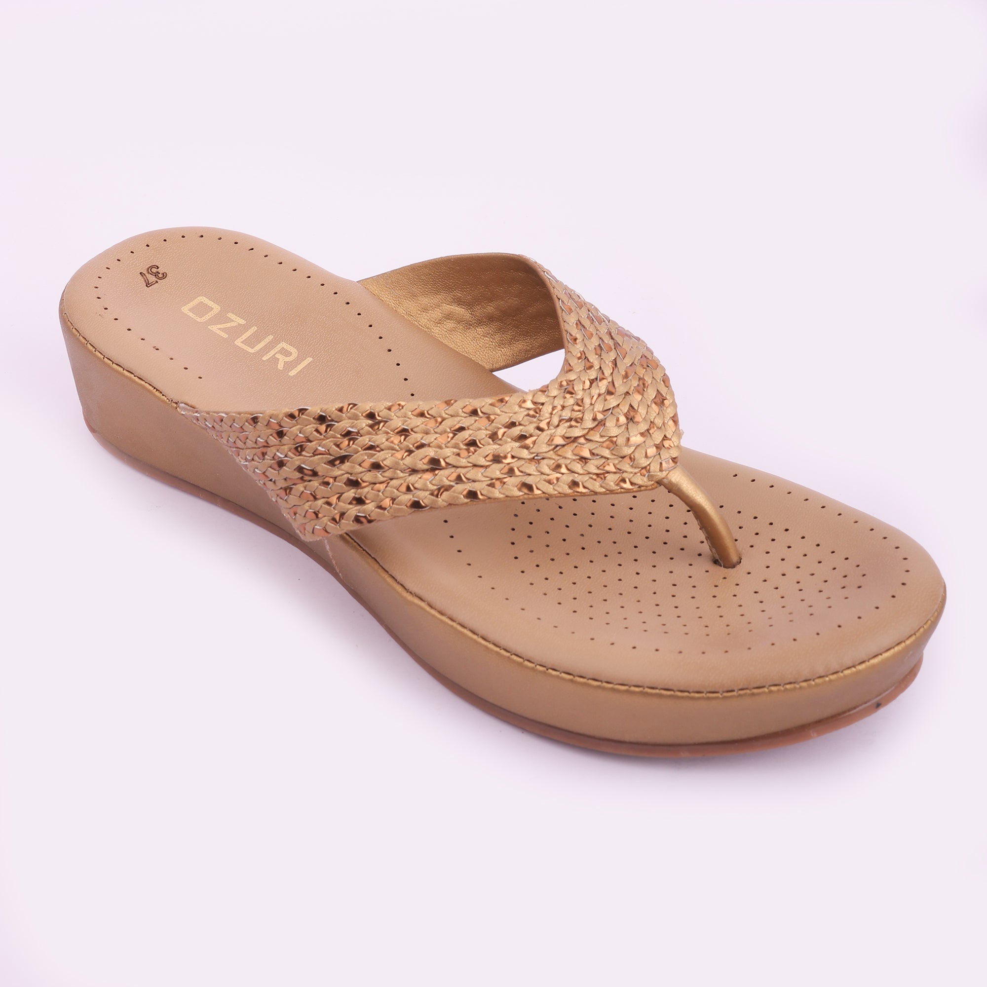 Stylish Wedge Heeled Comfort Slip-On Sandals for Women