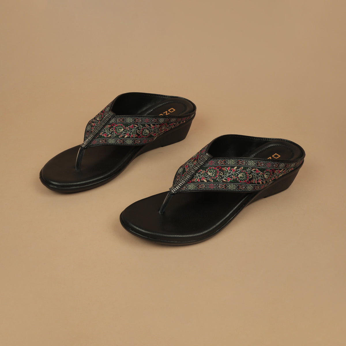 Zifat Embroidered Slip Ons