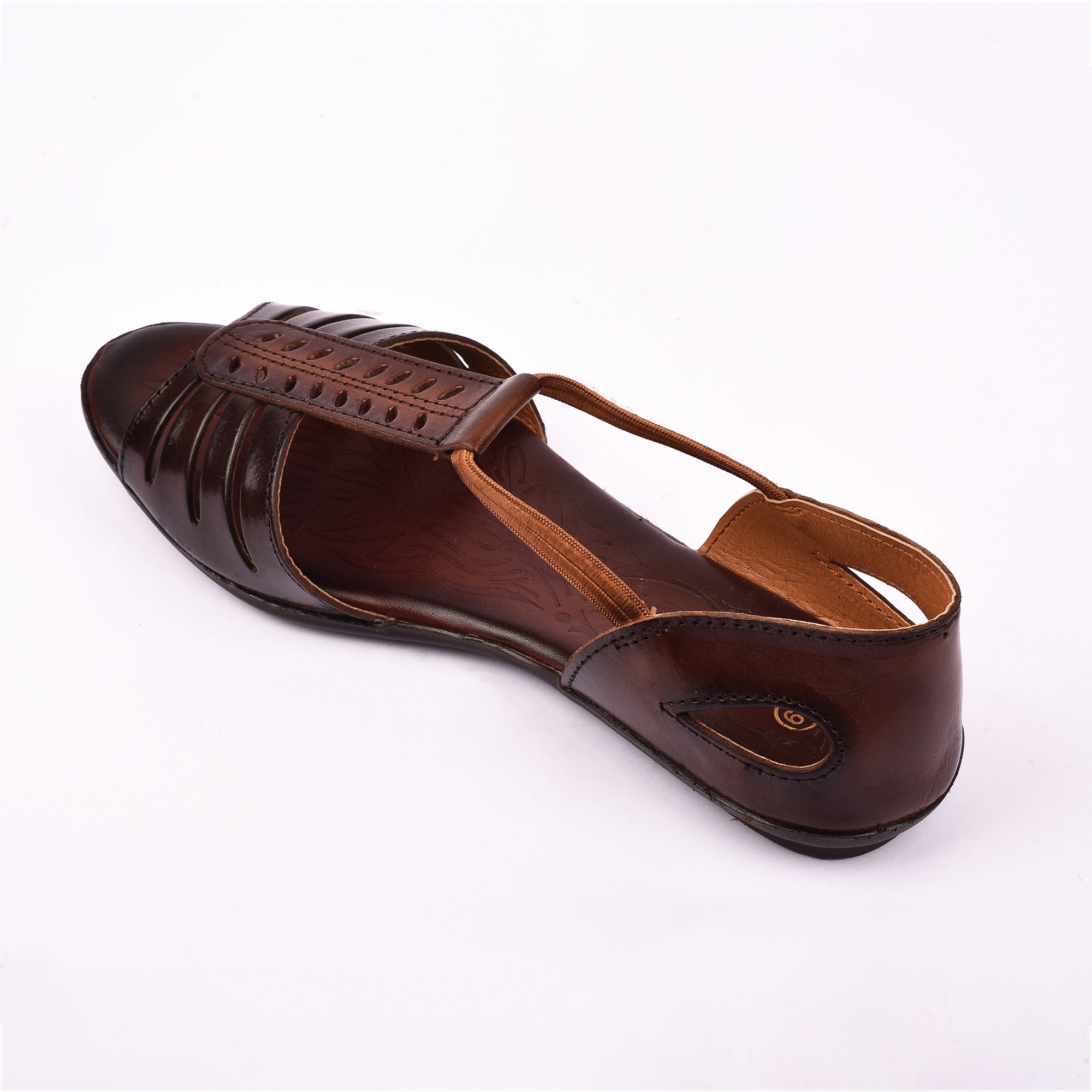 Ozuri Women’s Comfort Leatherette Flat Sandals