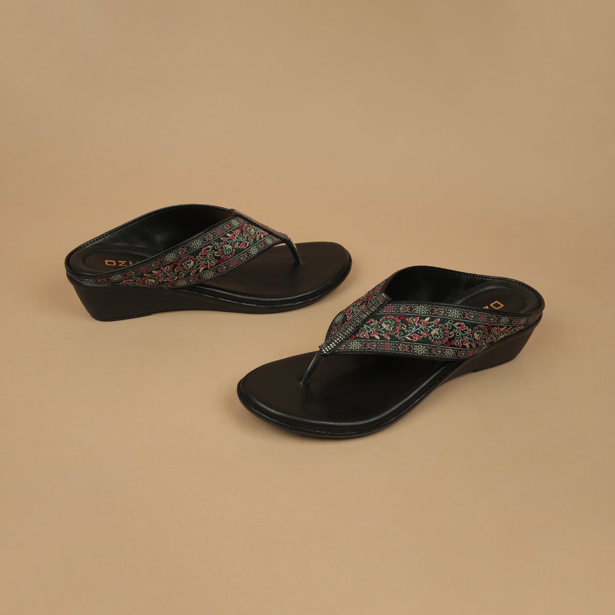 Zifat Embroidered Slip Ons