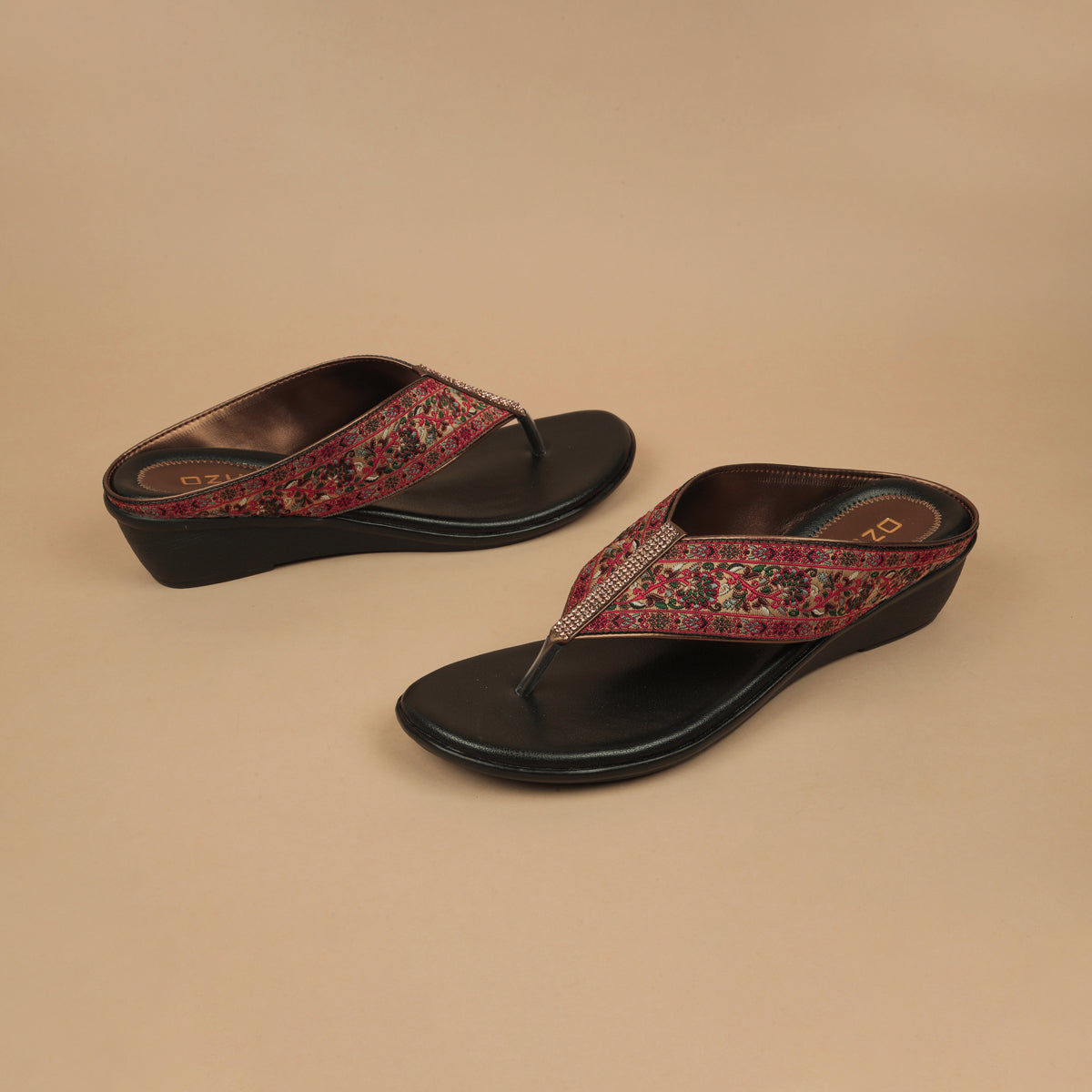 Zifat Embroidered Slip Ons