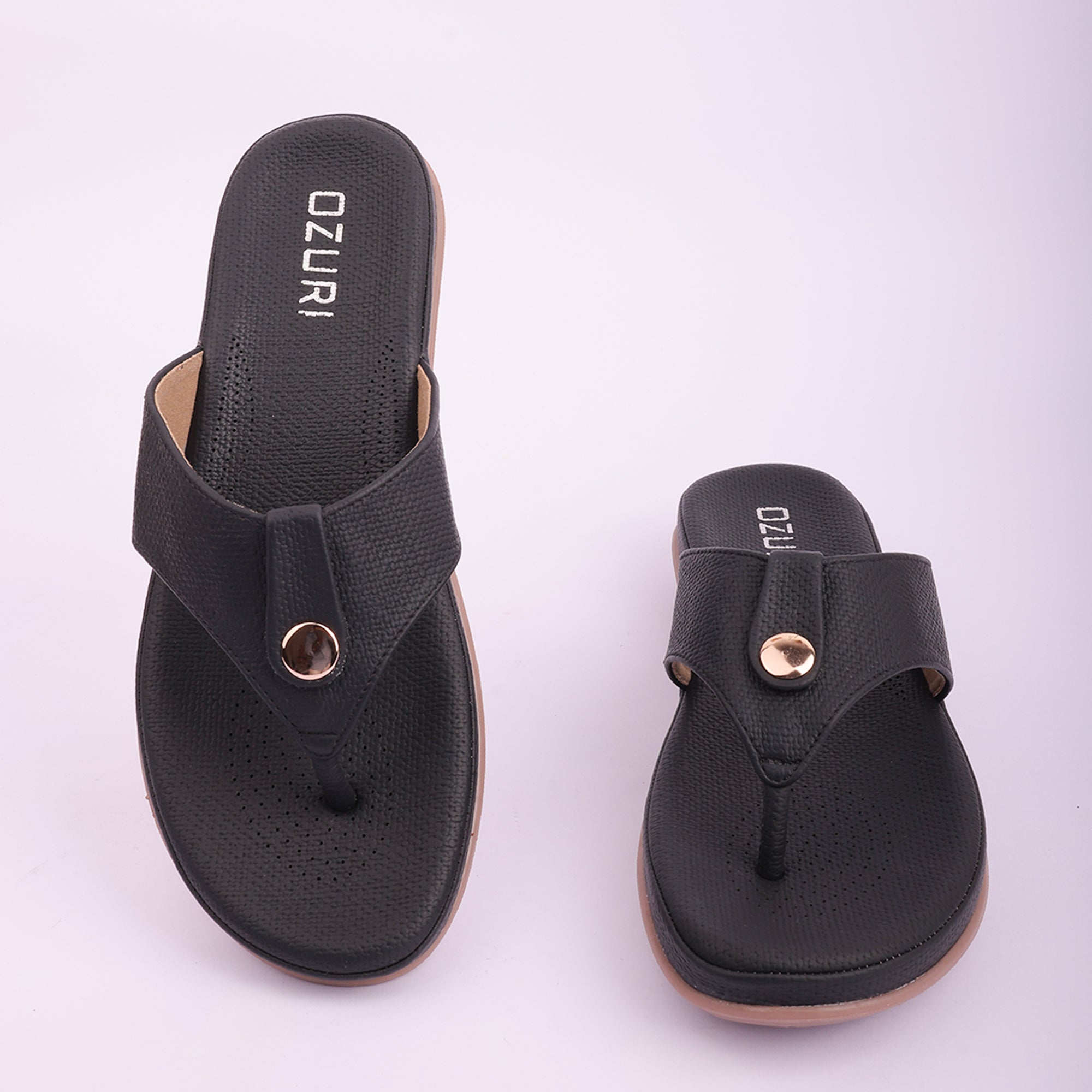 Stylish Textured Slip-On Ethnic Sandals