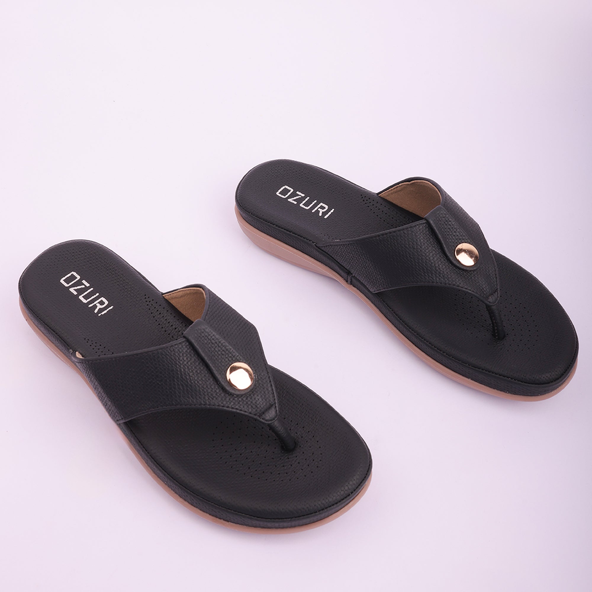 Stylish Textured Slip-On Ethnic Sandals