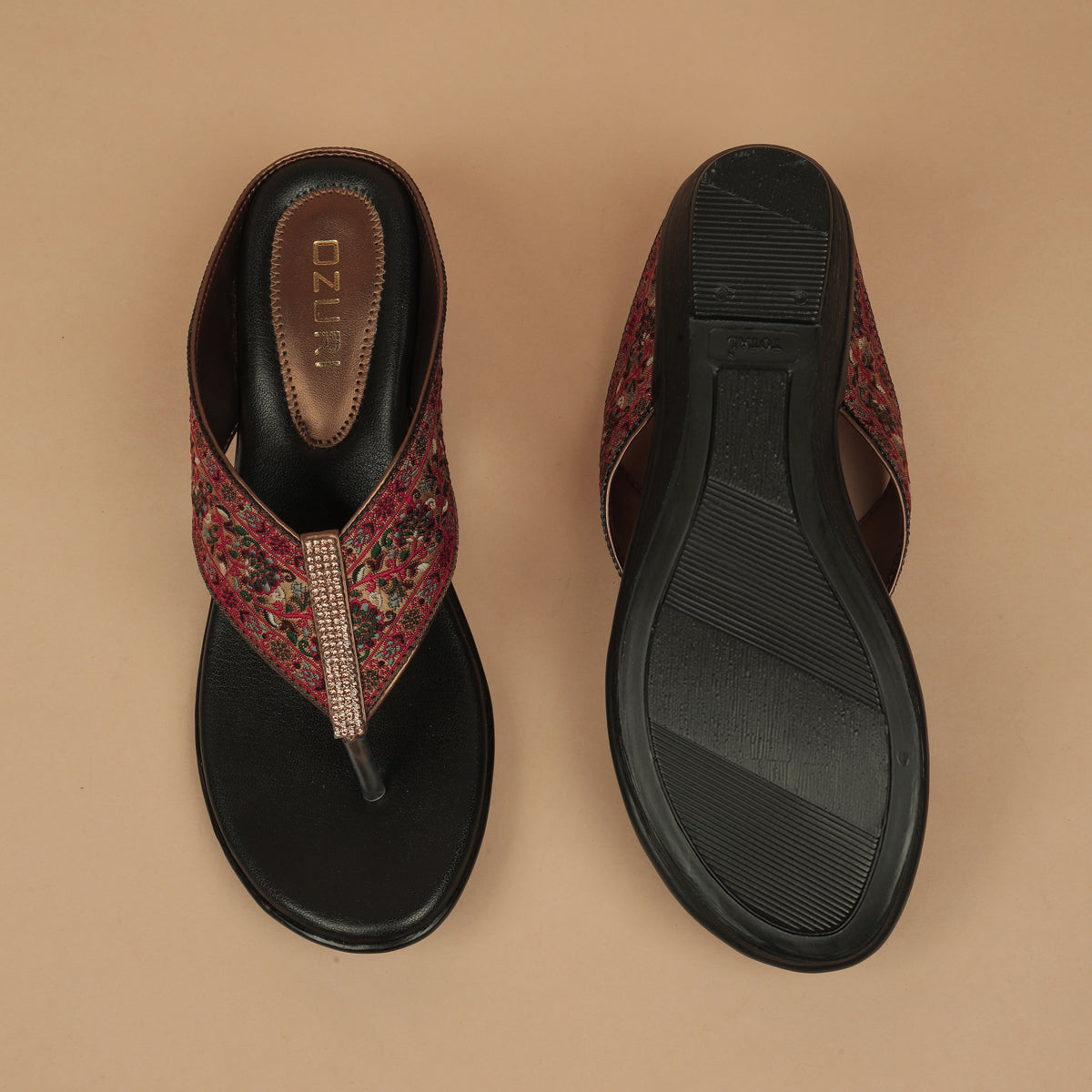 Zifat Embroidered Slip Ons