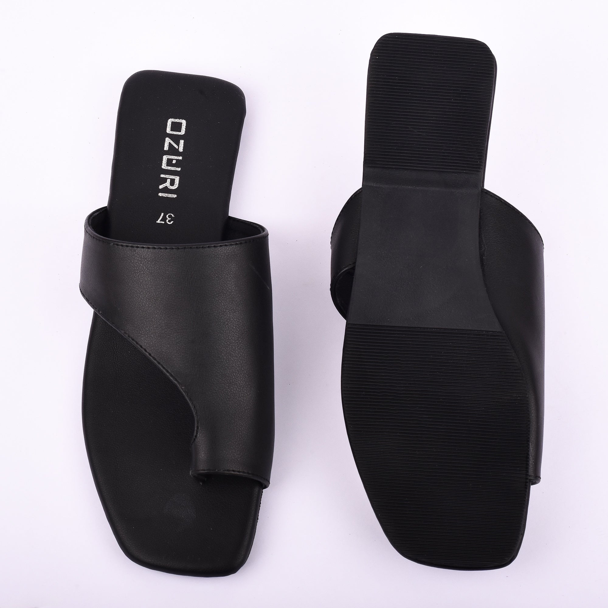 Modern Slip-On Toe Loop Flat Sandal for Women