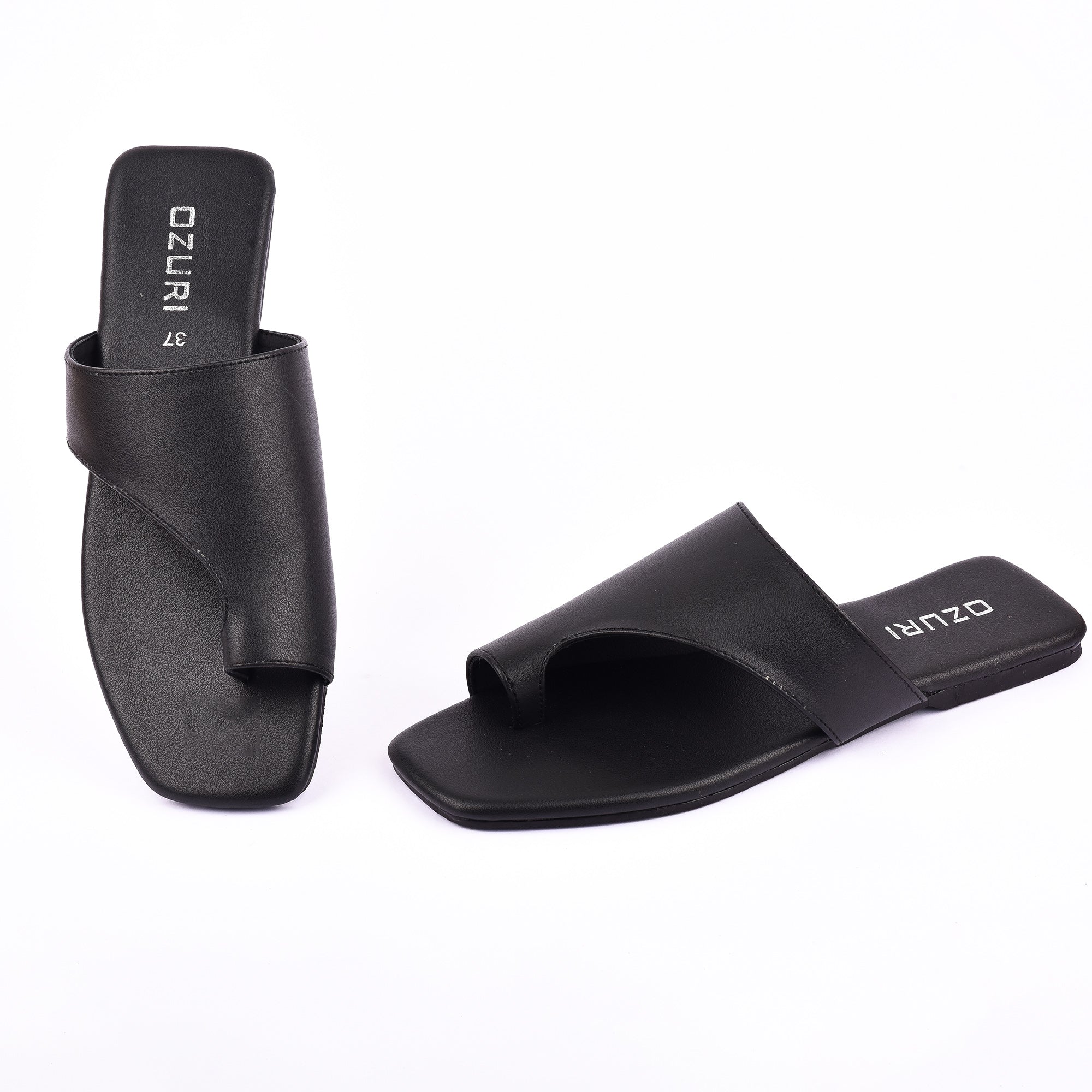 Modern Slip-On Toe Loop Flat Sandal for Women