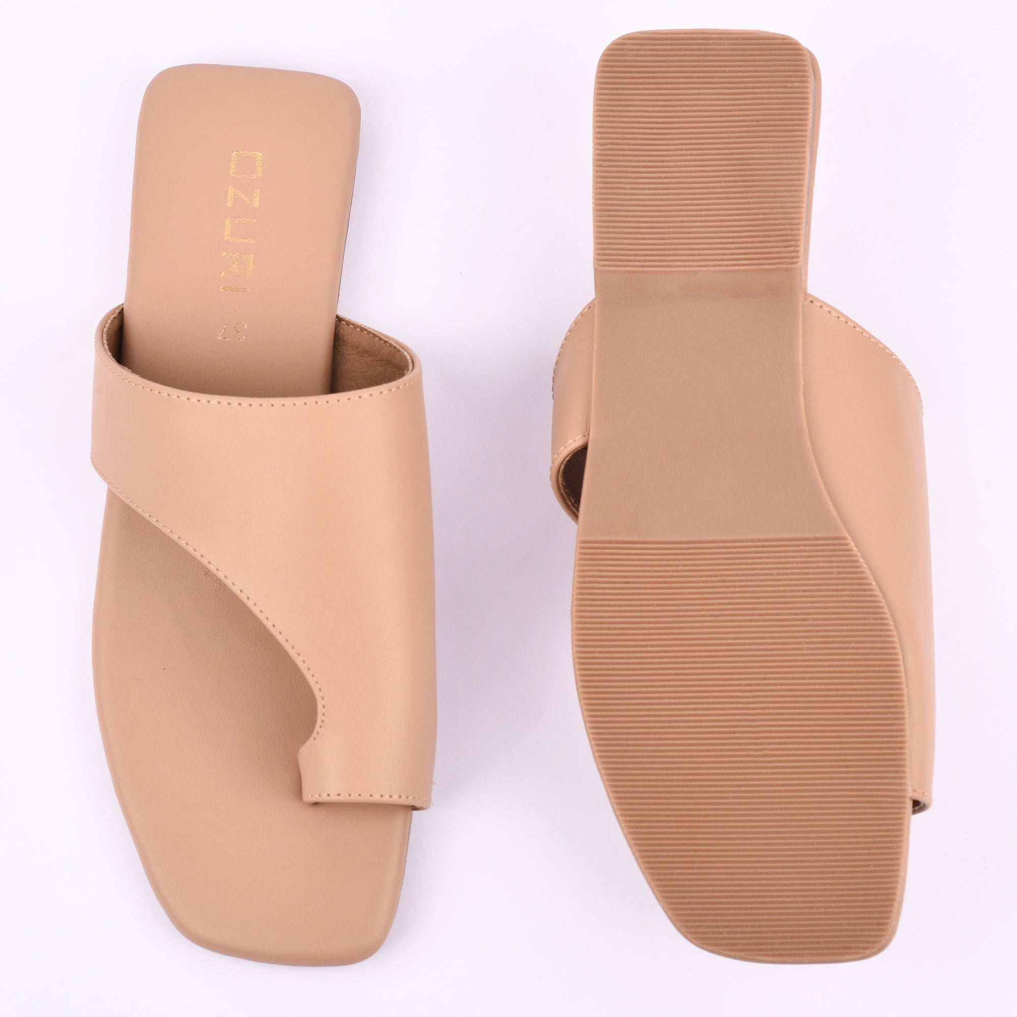Modern Slip-On Toe Loop Flat Sandal for Women