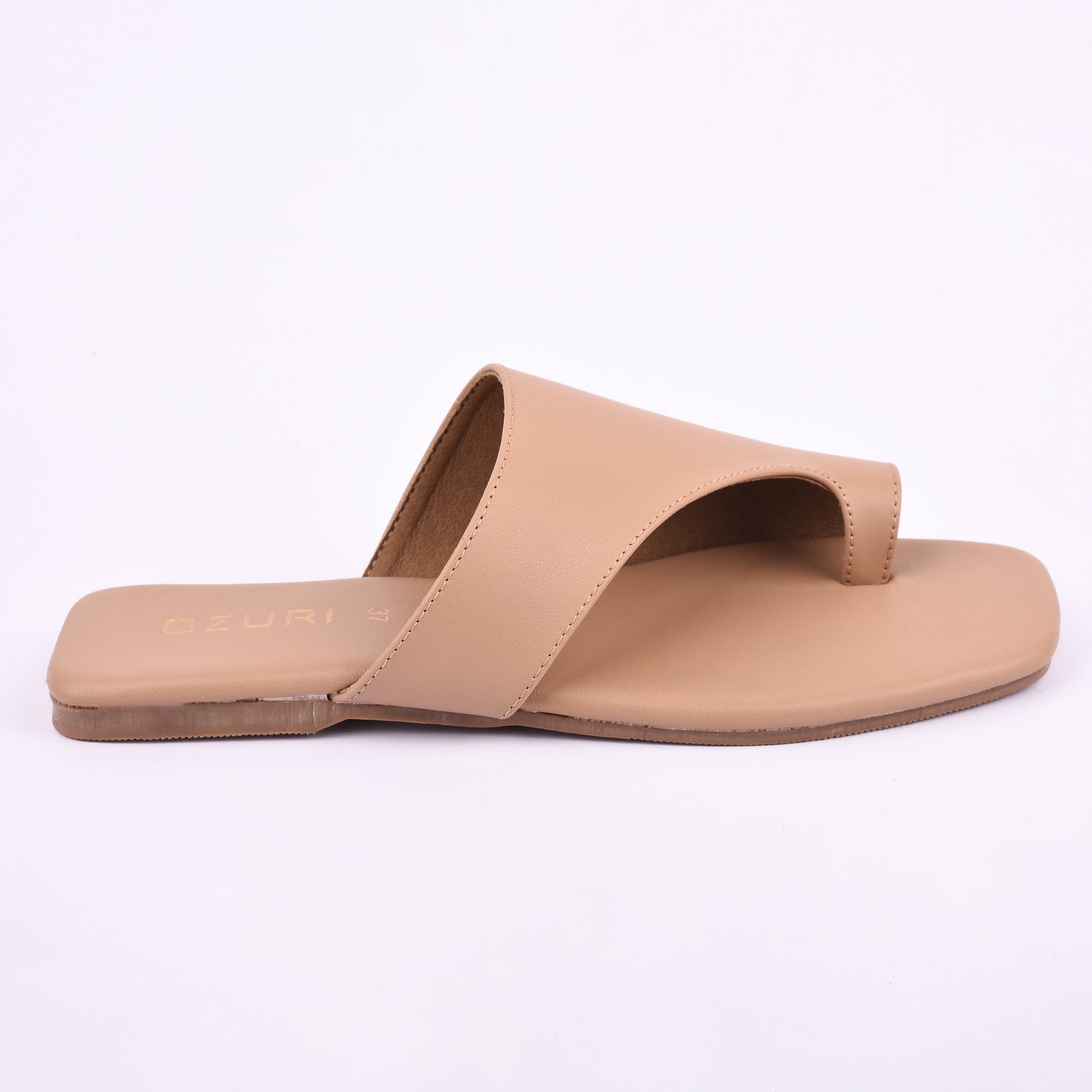Modern Slip-On Toe Loop Flat Sandal for Women