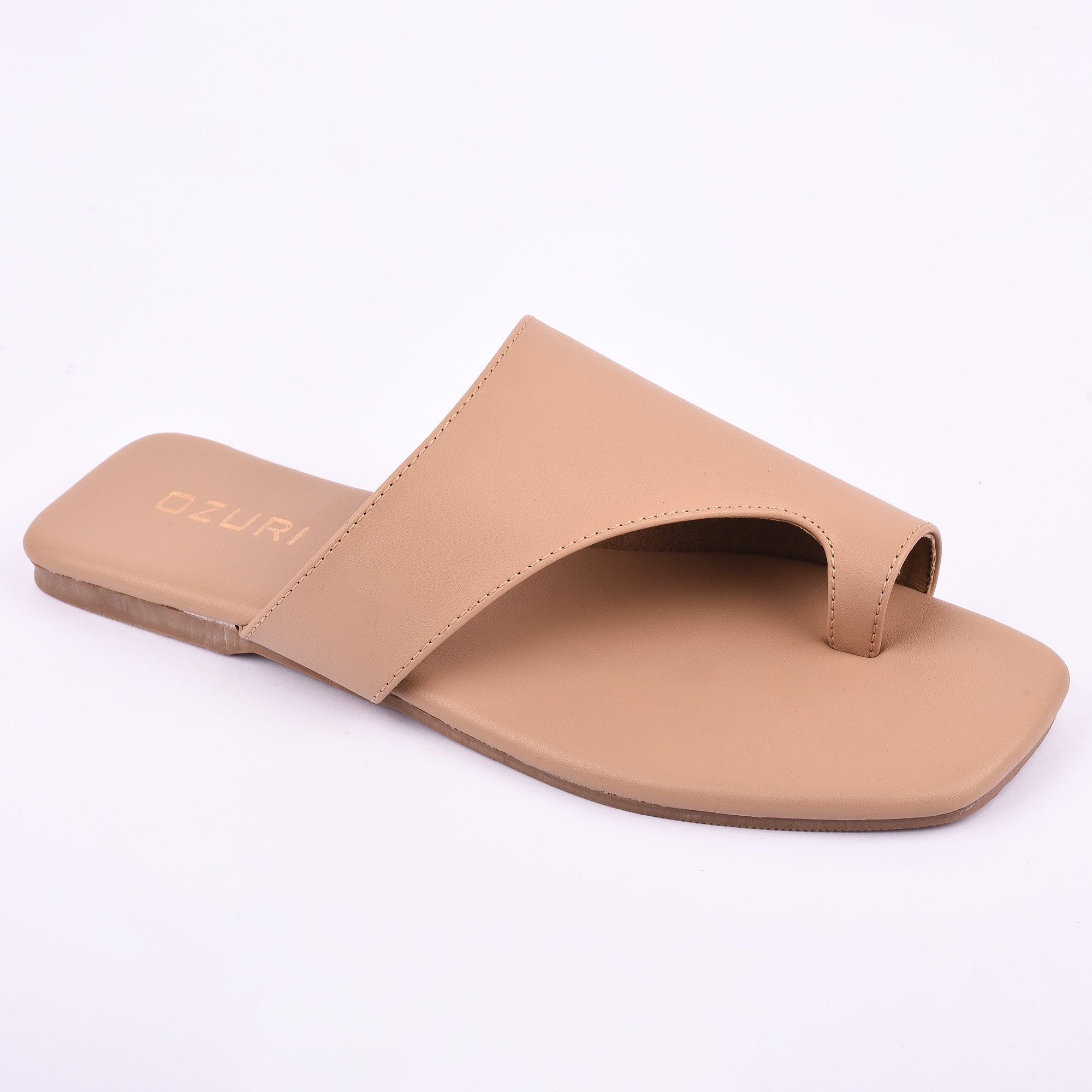 Modern Slip-On Toe Loop Flat Sandal for Women