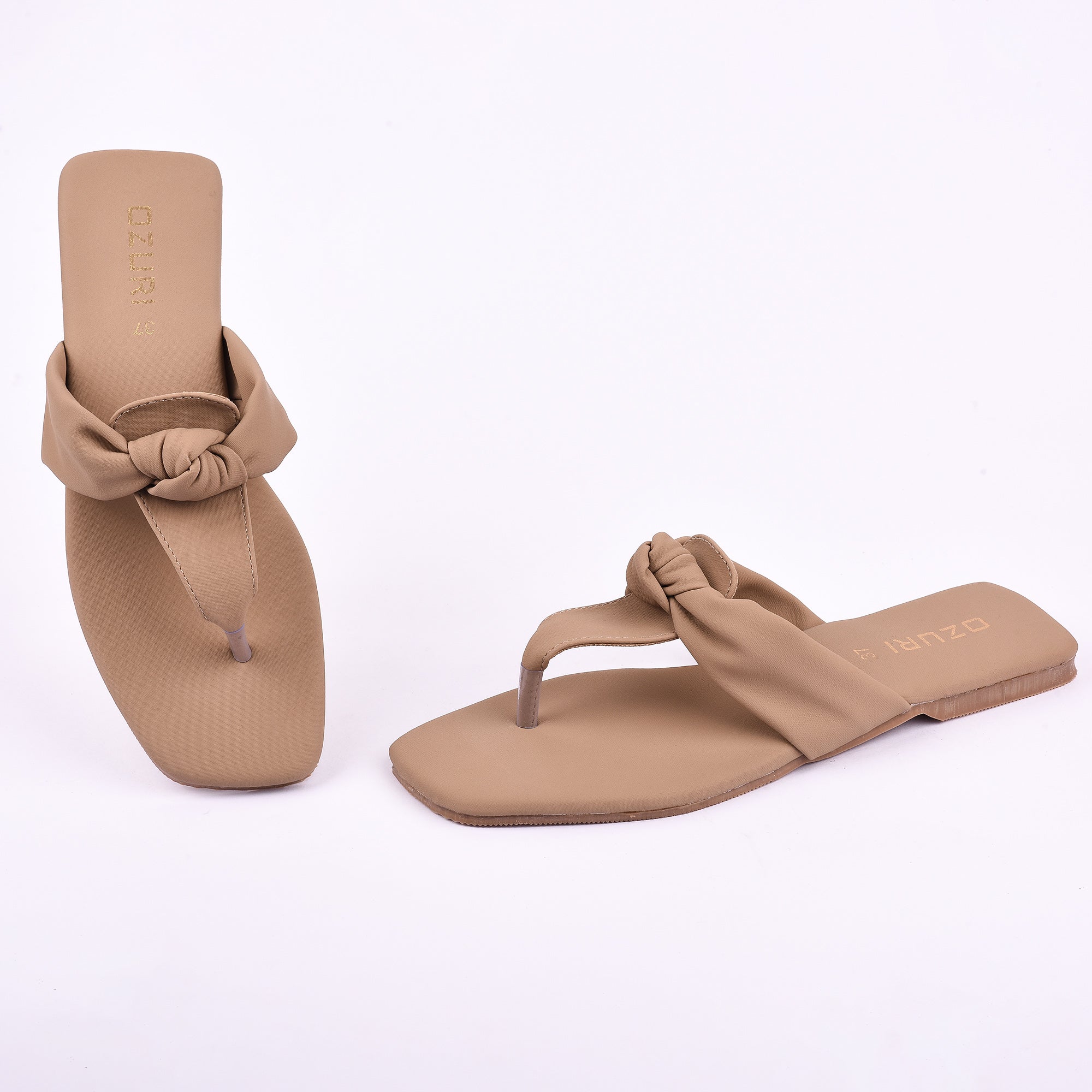 Trendy Knotted Strap Flat Sandal for Women