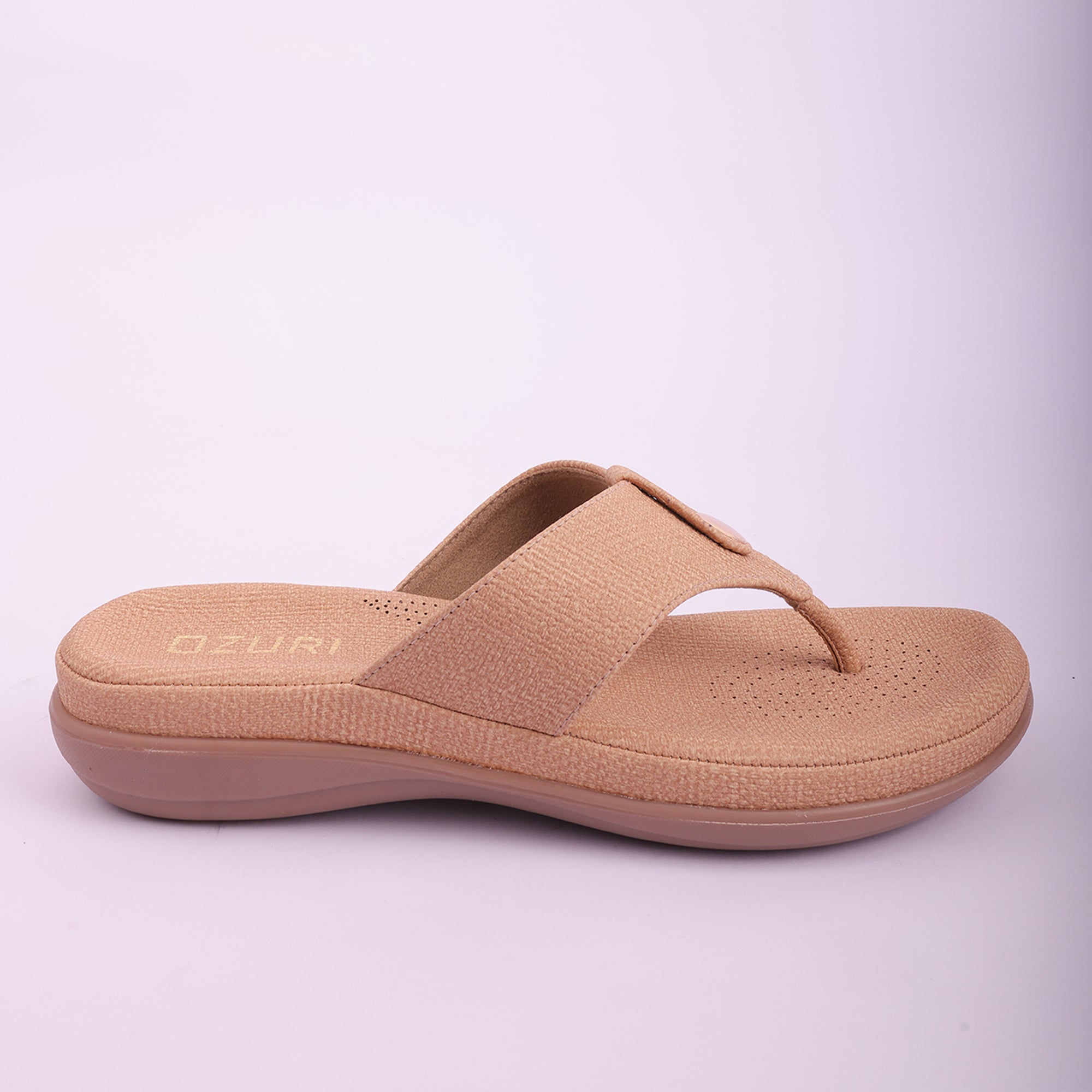 Stylish Textured Slip-On Ethnic Sandals