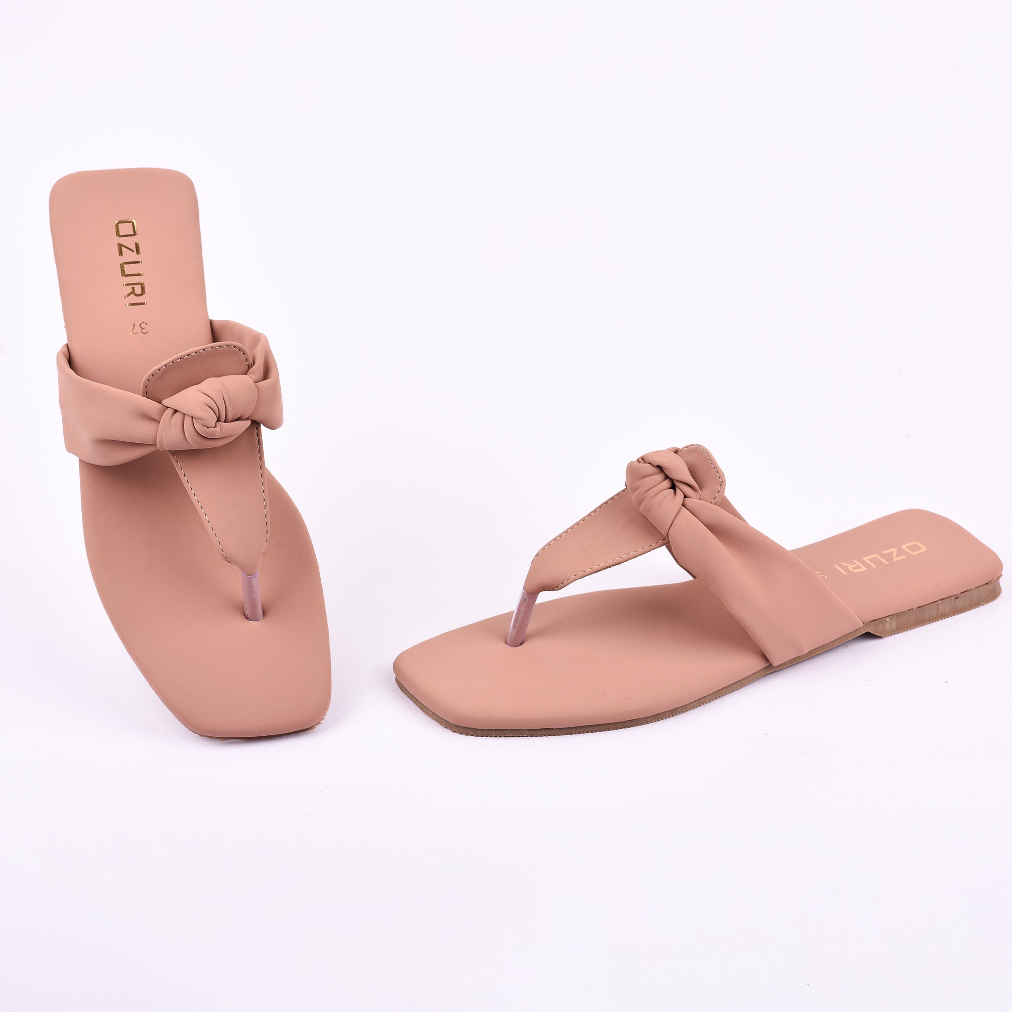 Trendy Knotted Strap Flat Sandal for Women