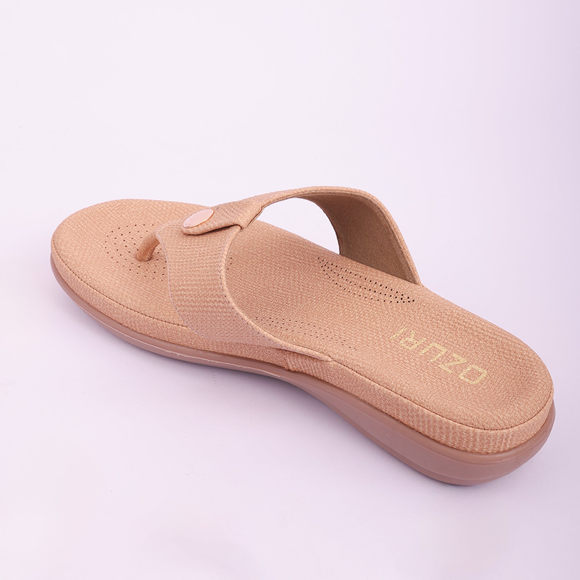 Stylish Textured Slip-On Ethnic Sandals