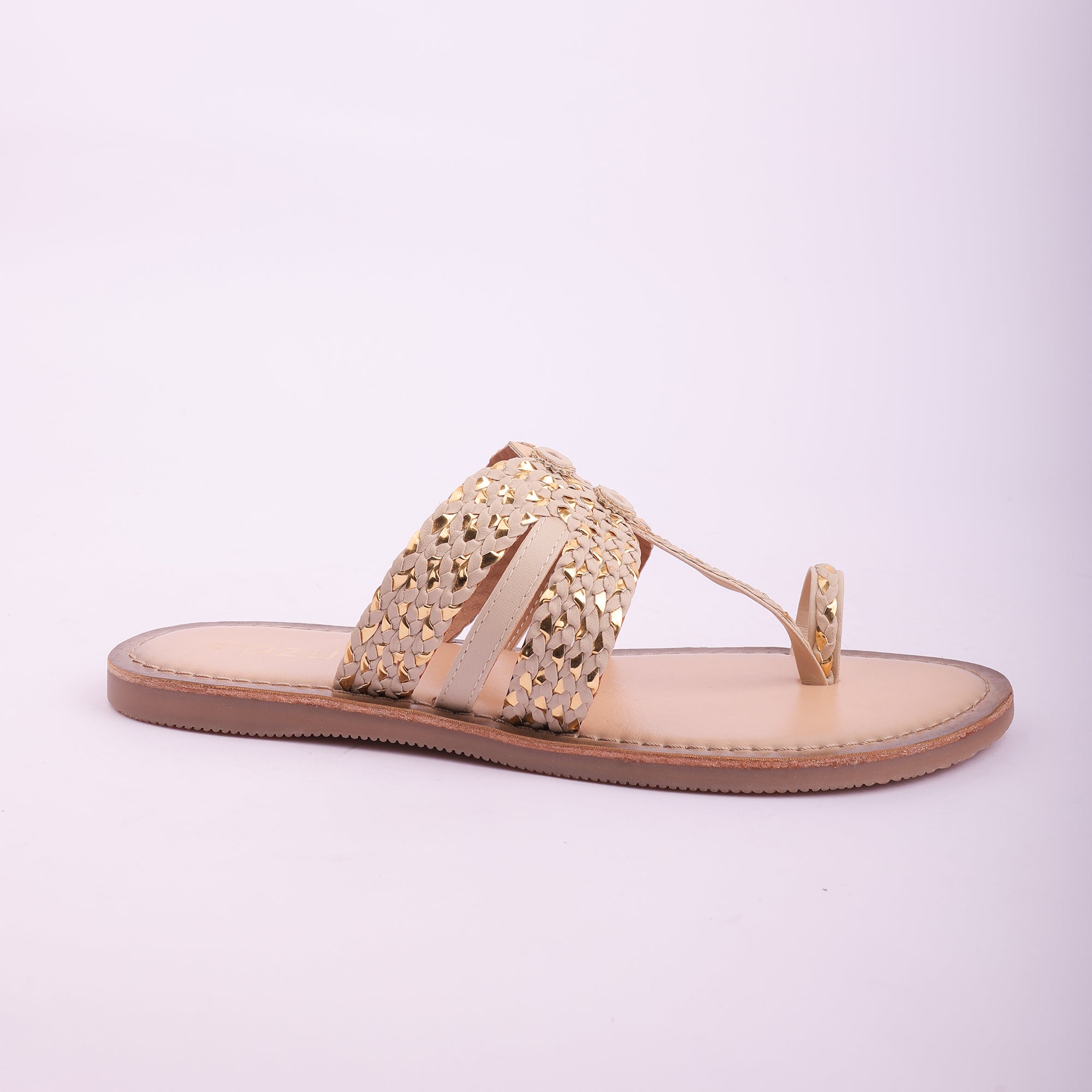 Embellished Handcrafted Toe Ring Flats for Women