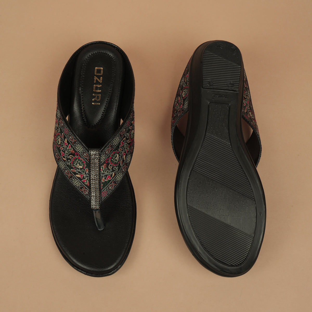 Zifat Embroidered Slip Ons