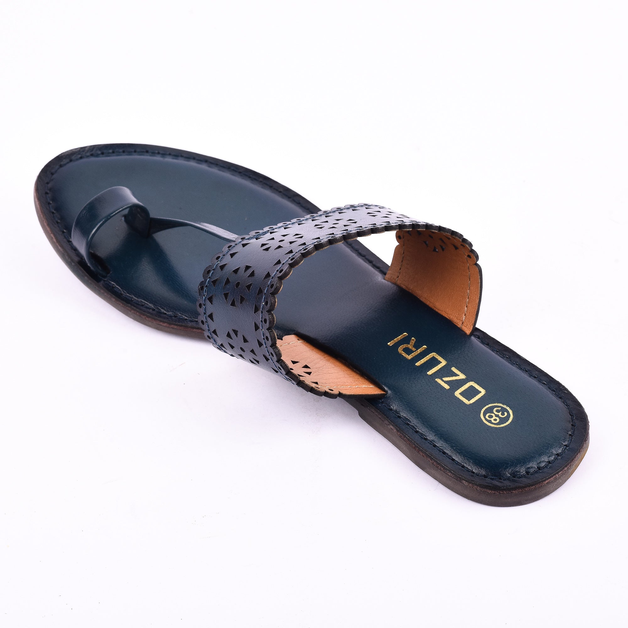 Ozuri Handcrafted Kolhapuri Flats for Women
