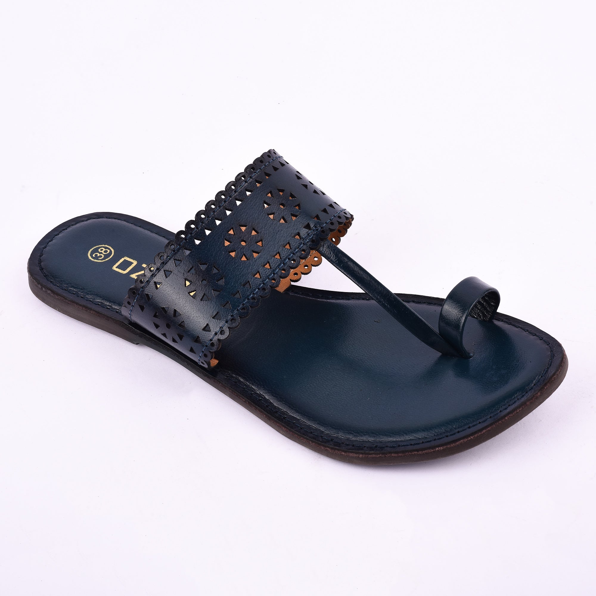 Ozuri Handcrafted Kolhapuri Flats for Women